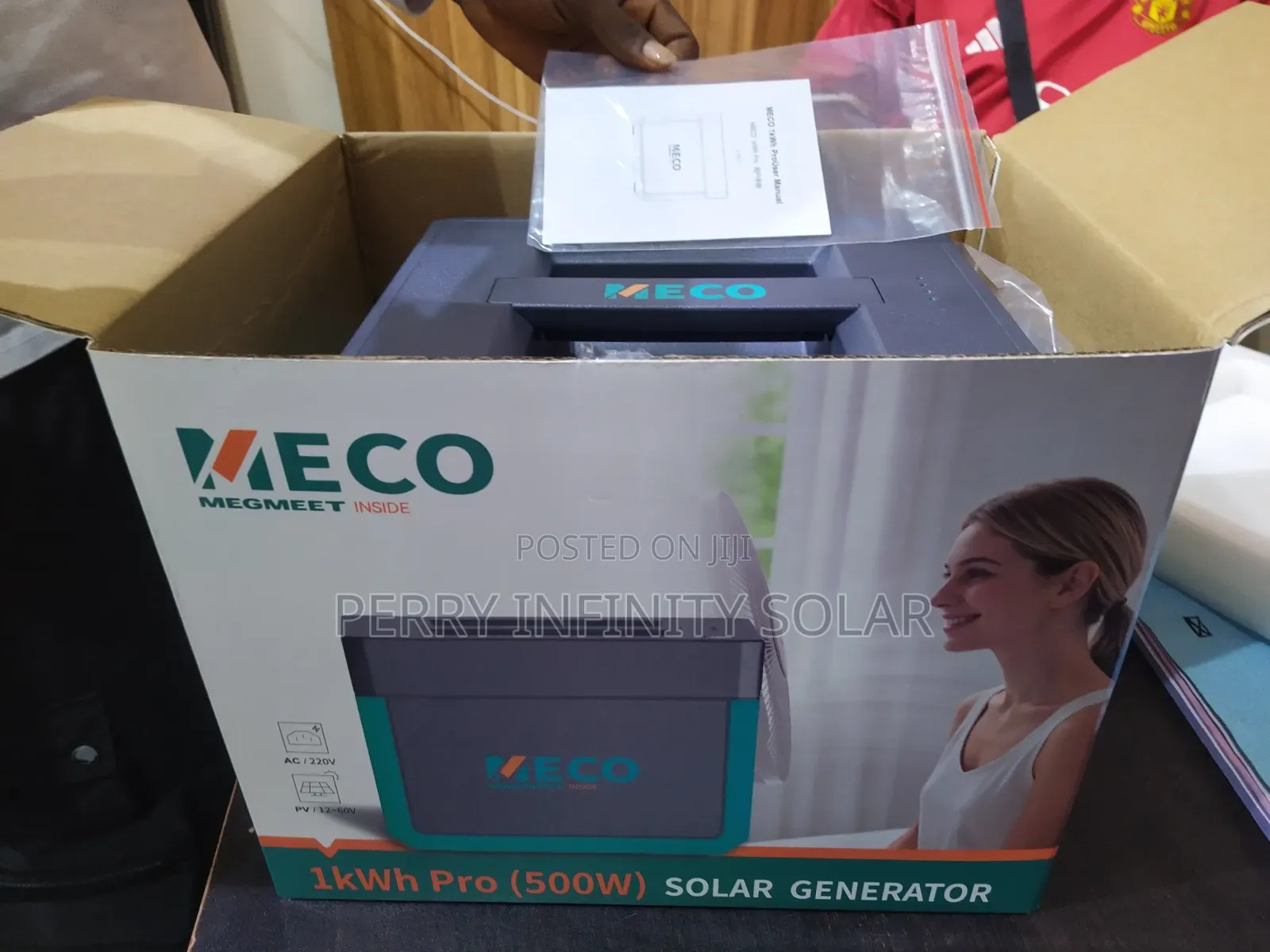 MECO 1kWh Pro Solar Generator | 500W Pure Sine Wave | LiFePO4 Battery