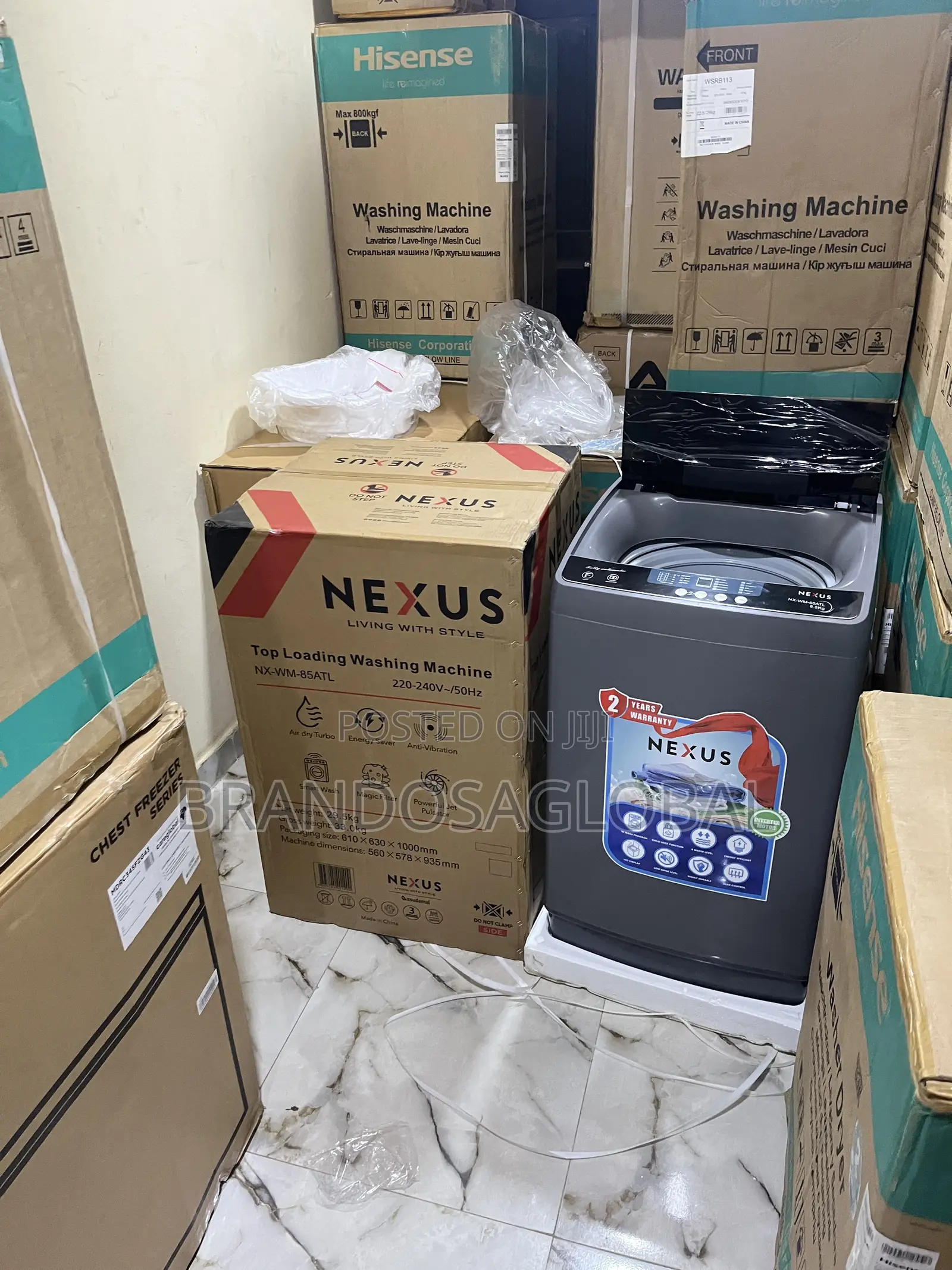 Nexus 8.5KG Automatic Washing Machine – Smart Home Washer