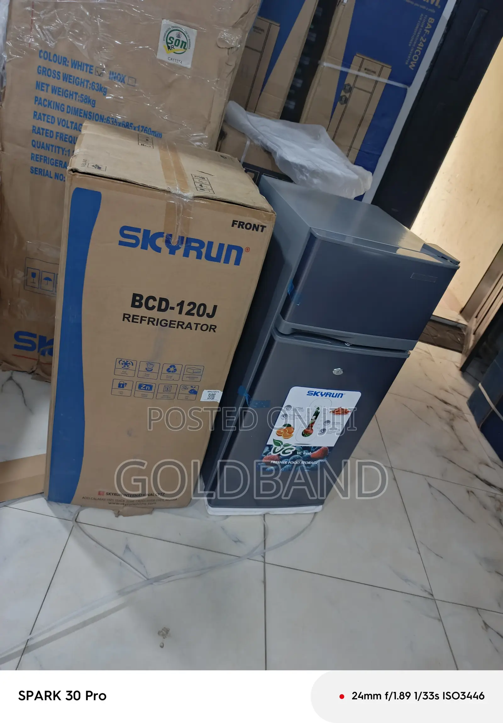 Skyrun BCD-120 120L Mini Family Refrigerator