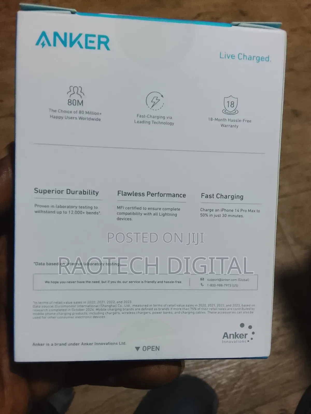Anker 322 USB - C to Lightning Cable