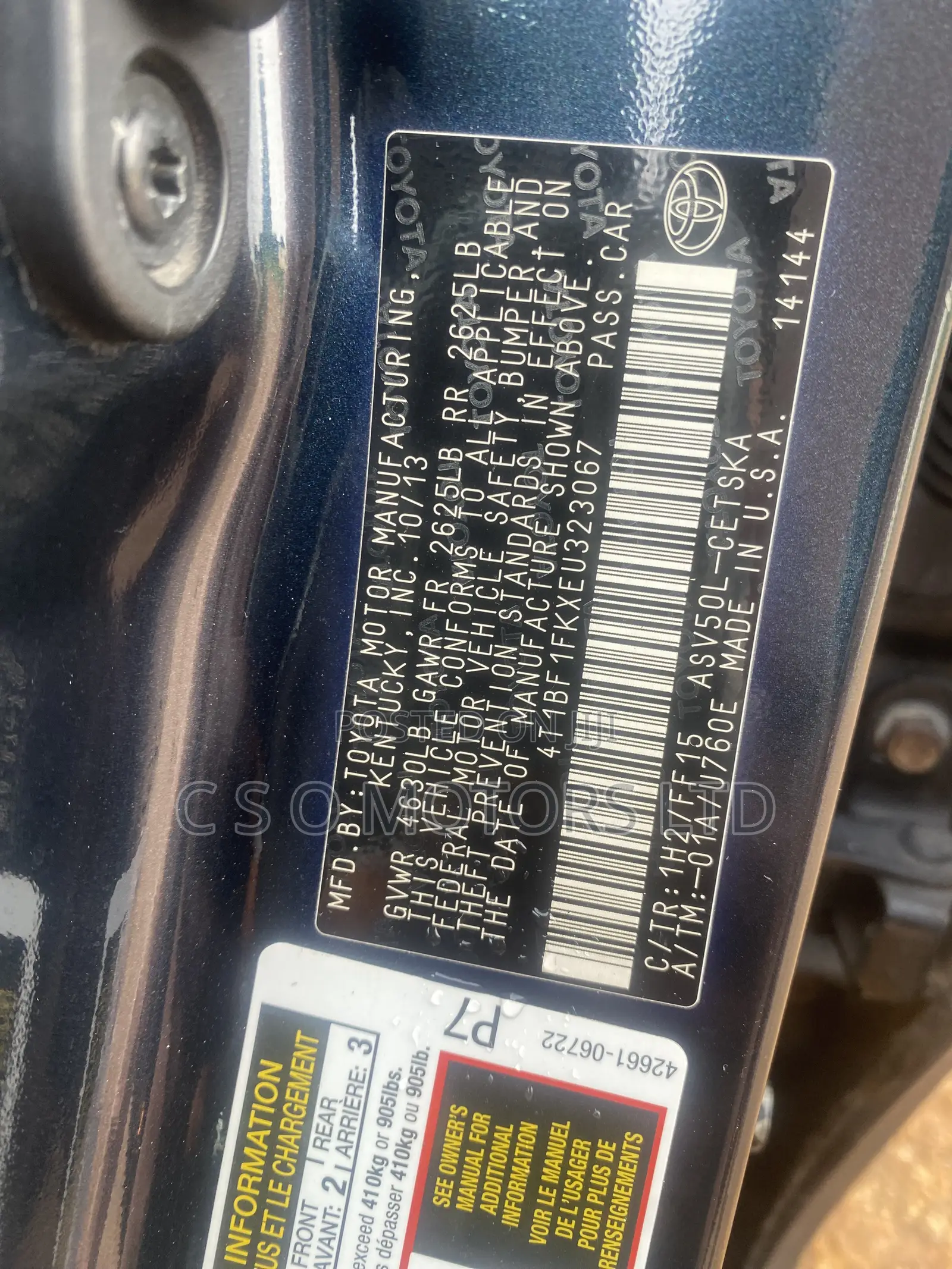 Toyota Camry SE 4dr Sedan (2.5L 4cyl 6A) 2013 Black