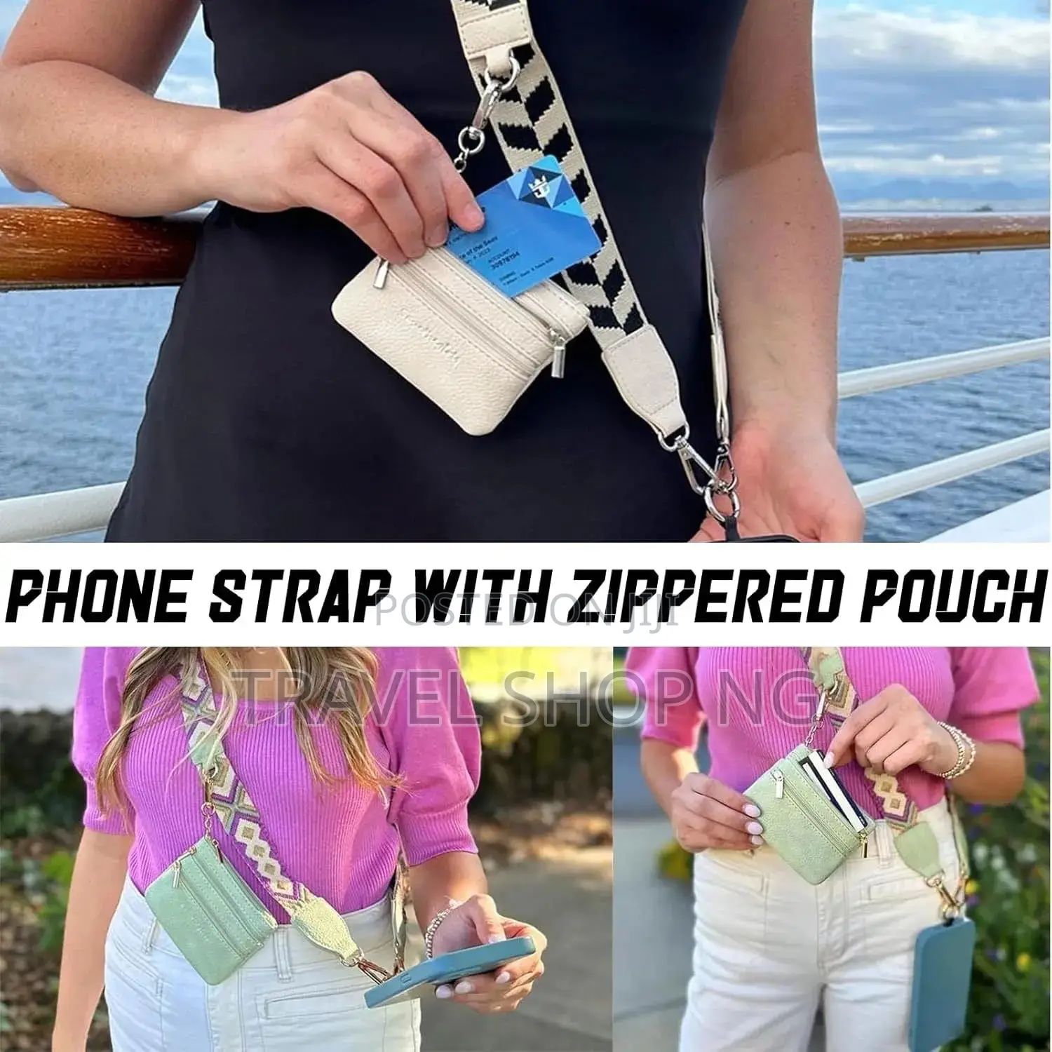 Clip Go Lanyard W/Mini Wallet