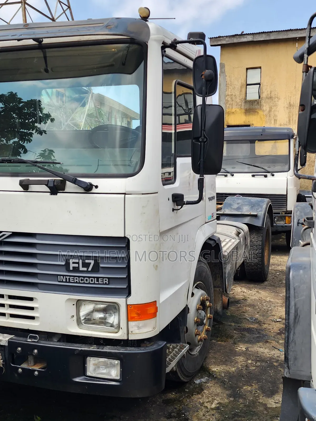 Super Clean Foreign Used Volvo FL7 Cap and Chassis Truck