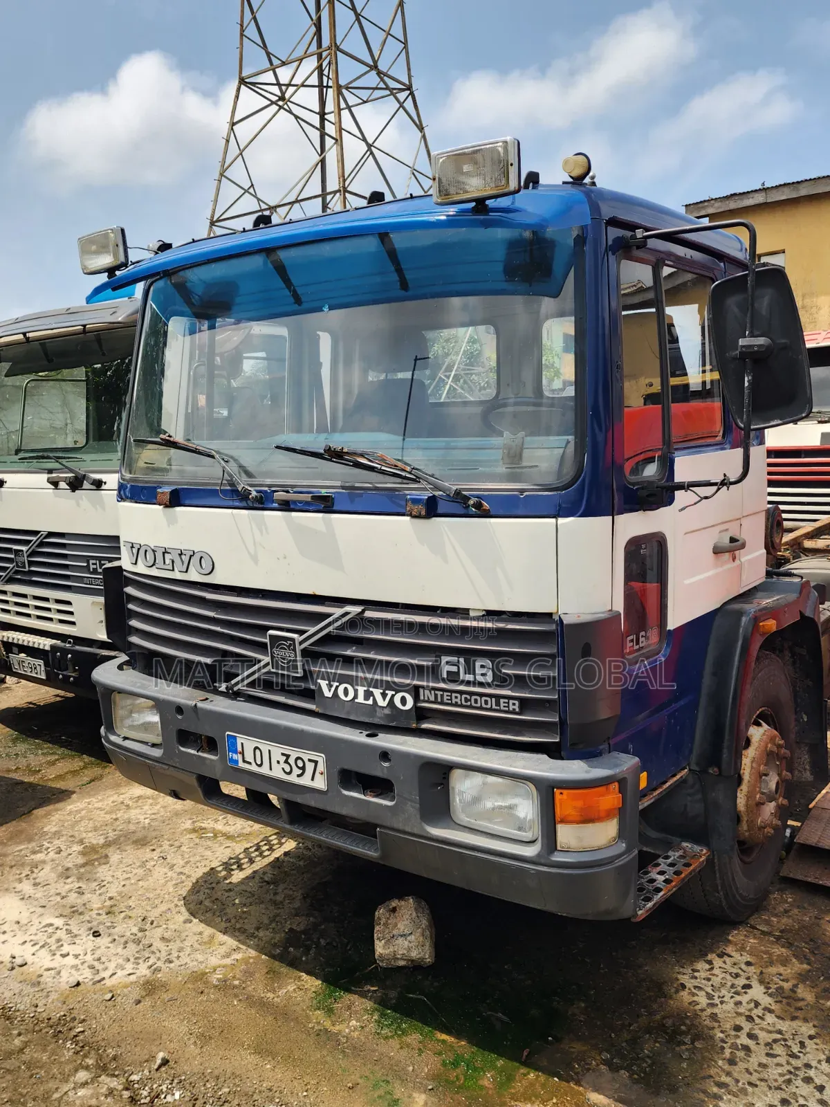 Foreign Used Volvo Fl6 Cap and Chassis Truck 10 Bolts