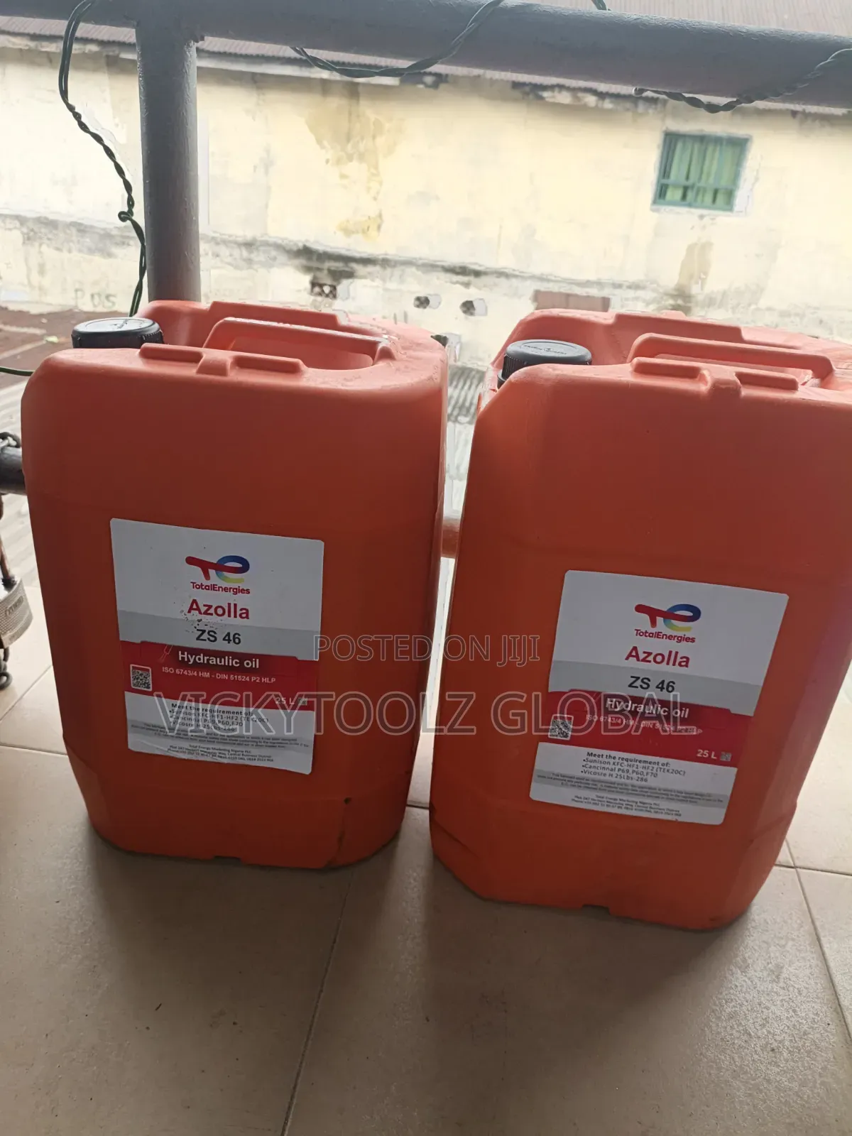 TotalEnergies Azolla ZS 46 25L Anti Wear Hydraulic Oil