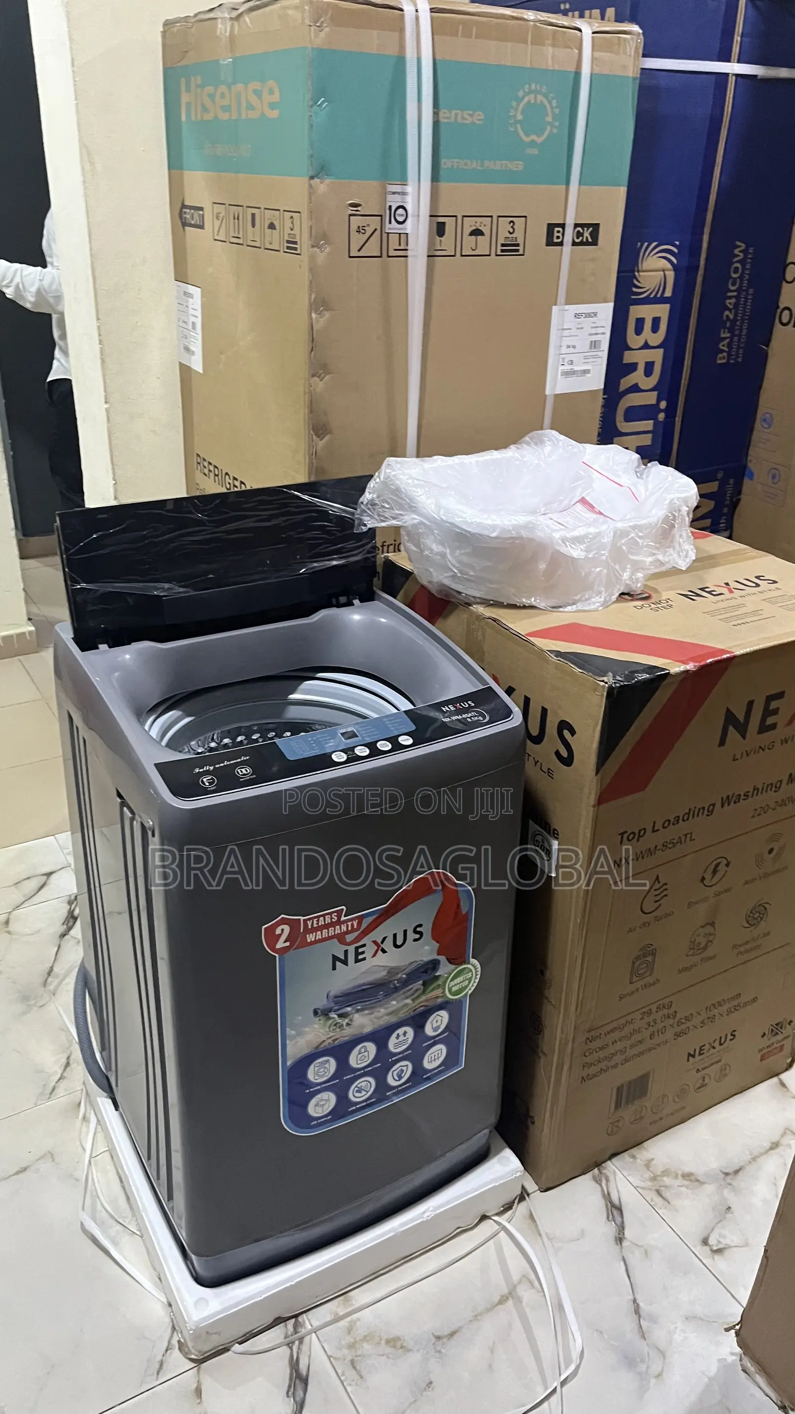 Nexus 8.5KG Washing Machine – Premium Automatic Laundry Appliance