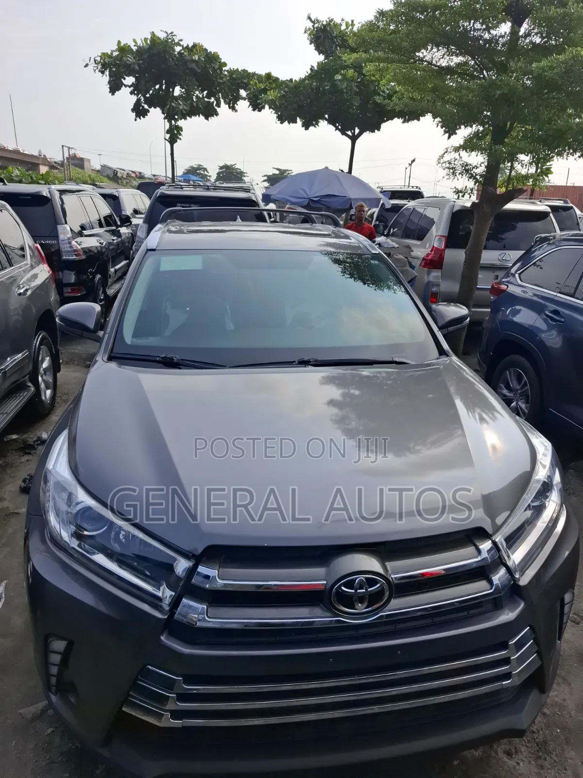 Toyota Highlander XLE V6 4x2 (3.5L 6cyl 6A) 2016 Gray
