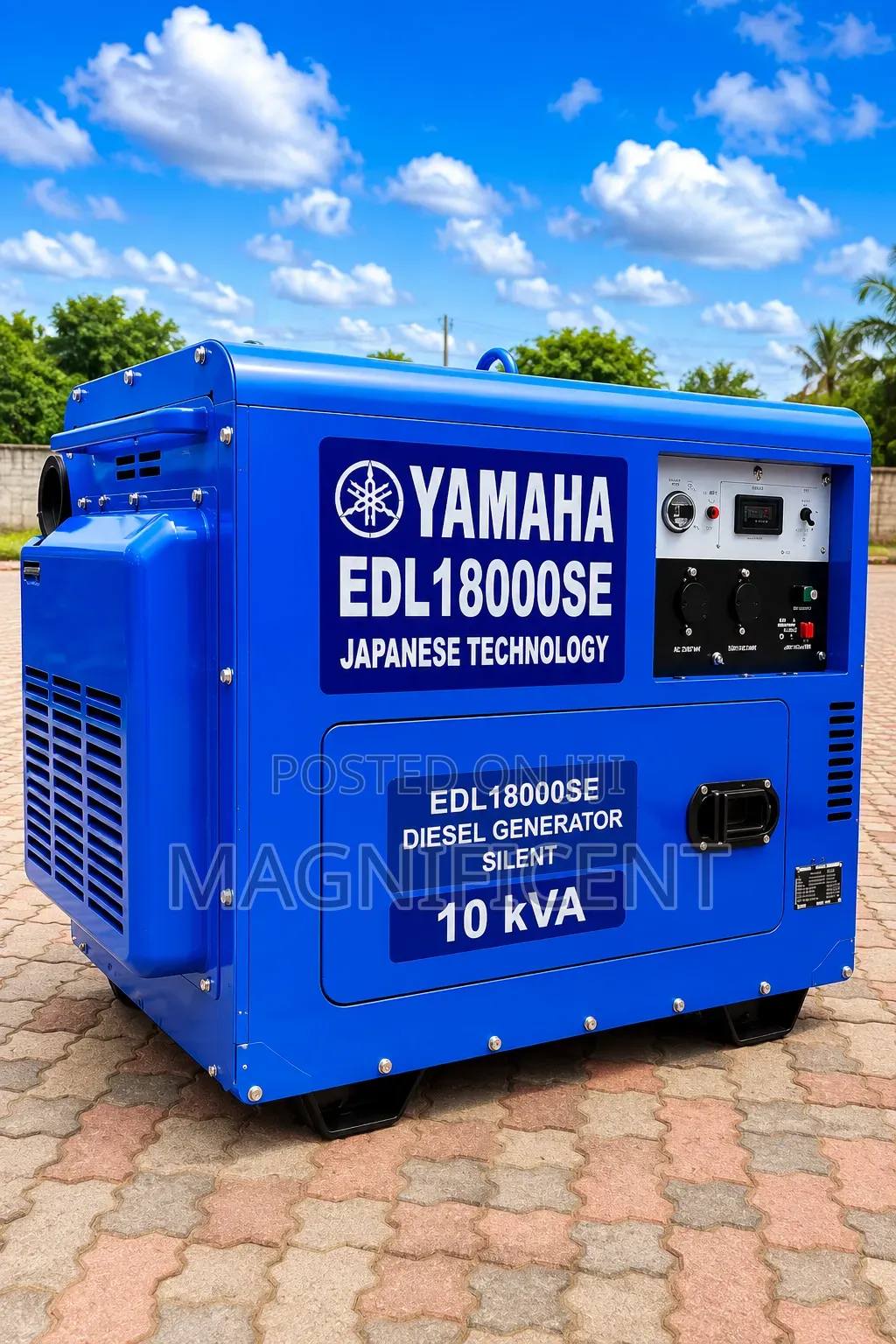 Original Brand New Yamaha 10kva Soundproof Generator
