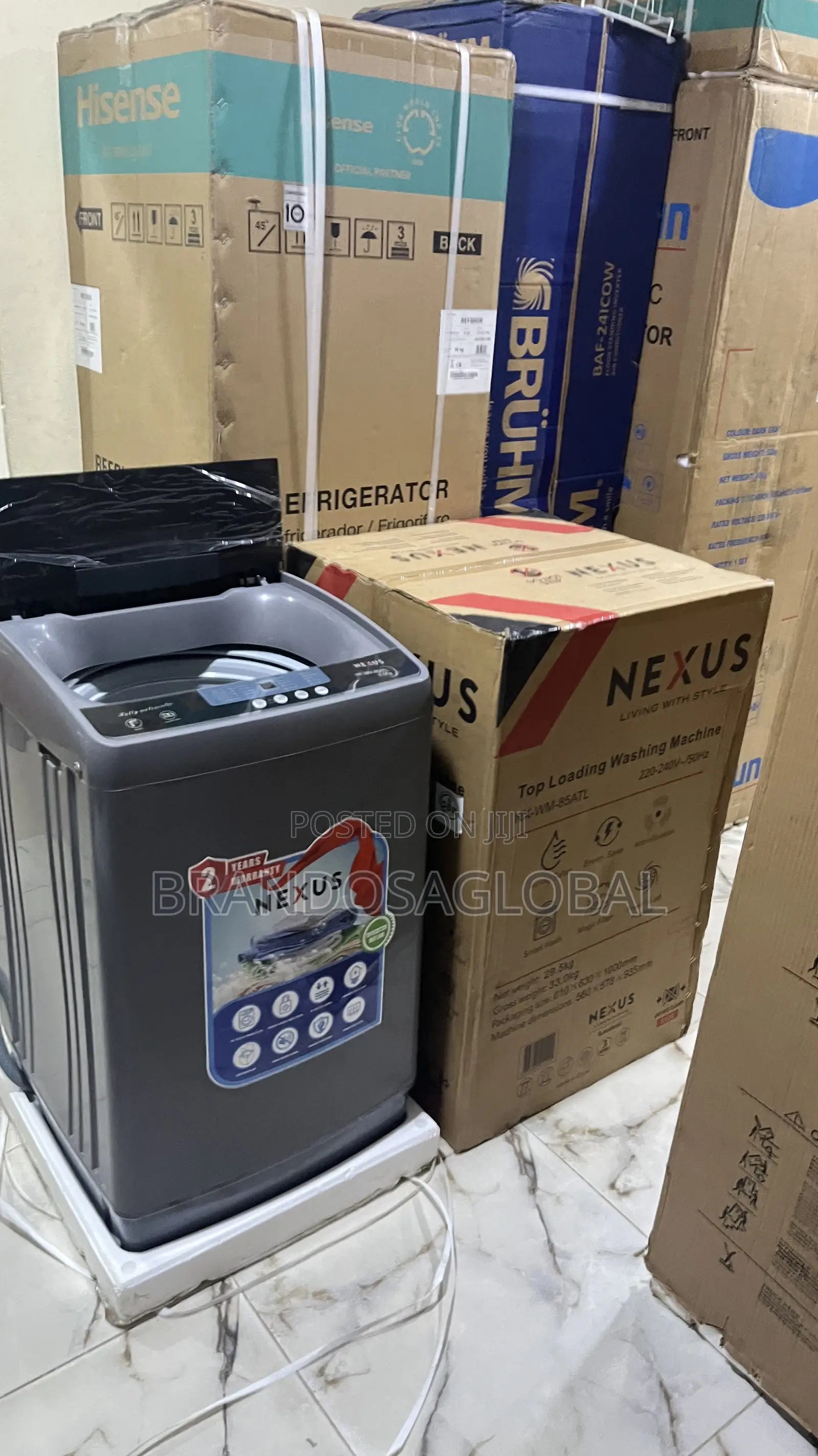 Nexus 8.5KG Automatic Washing Machine – High Capacity Clothes Washer