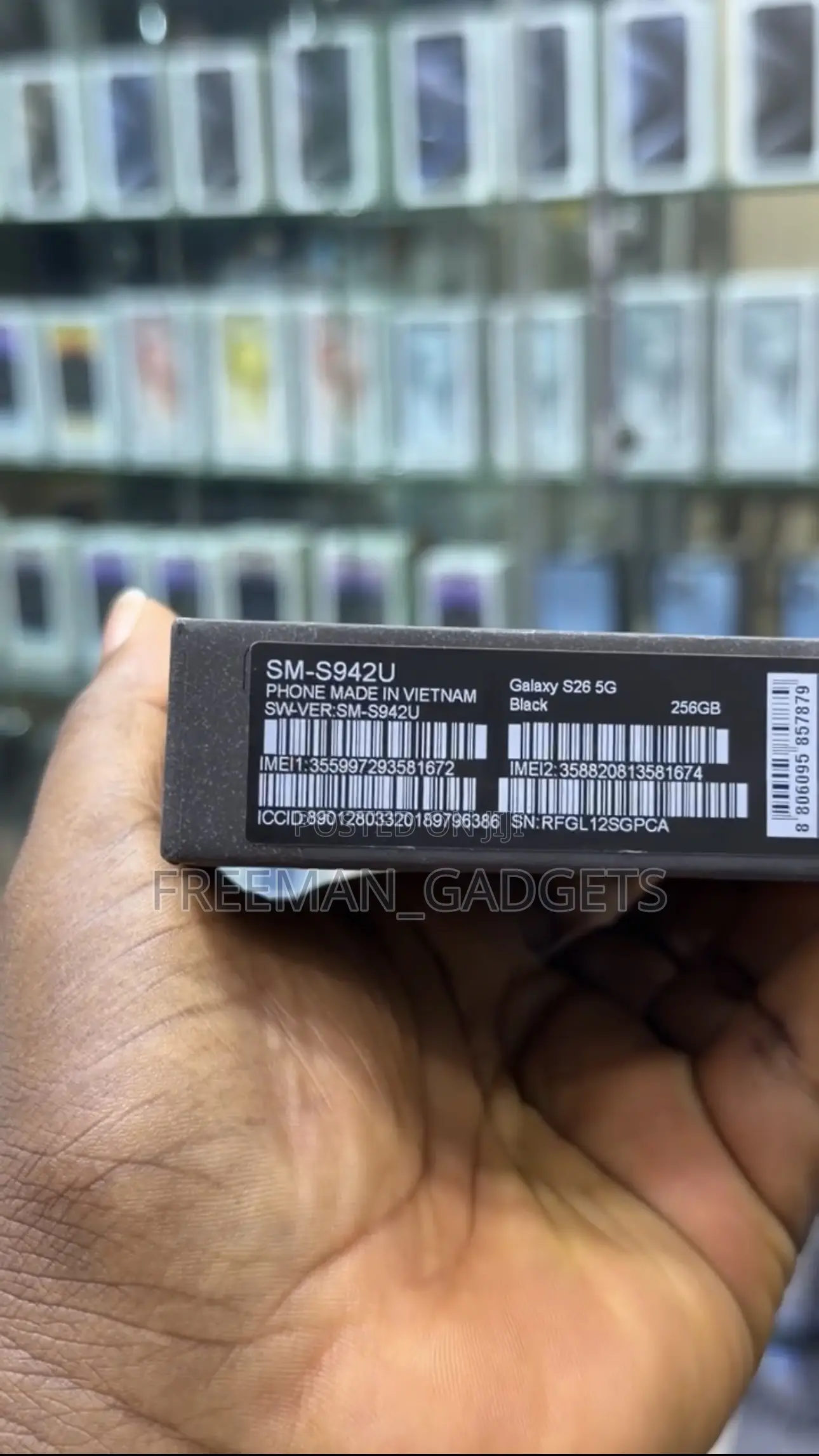 New Samsung Galaxy s26 256 GB Black