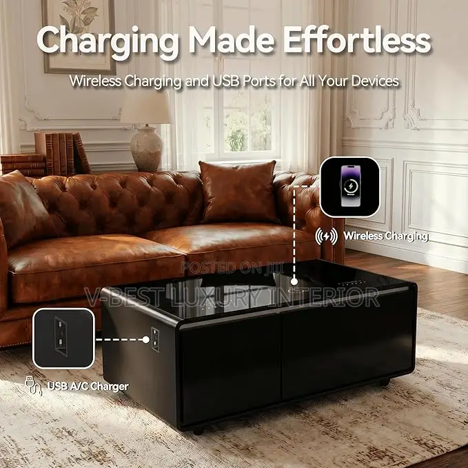 Smart Refrigerator Coffee Table – Luxu