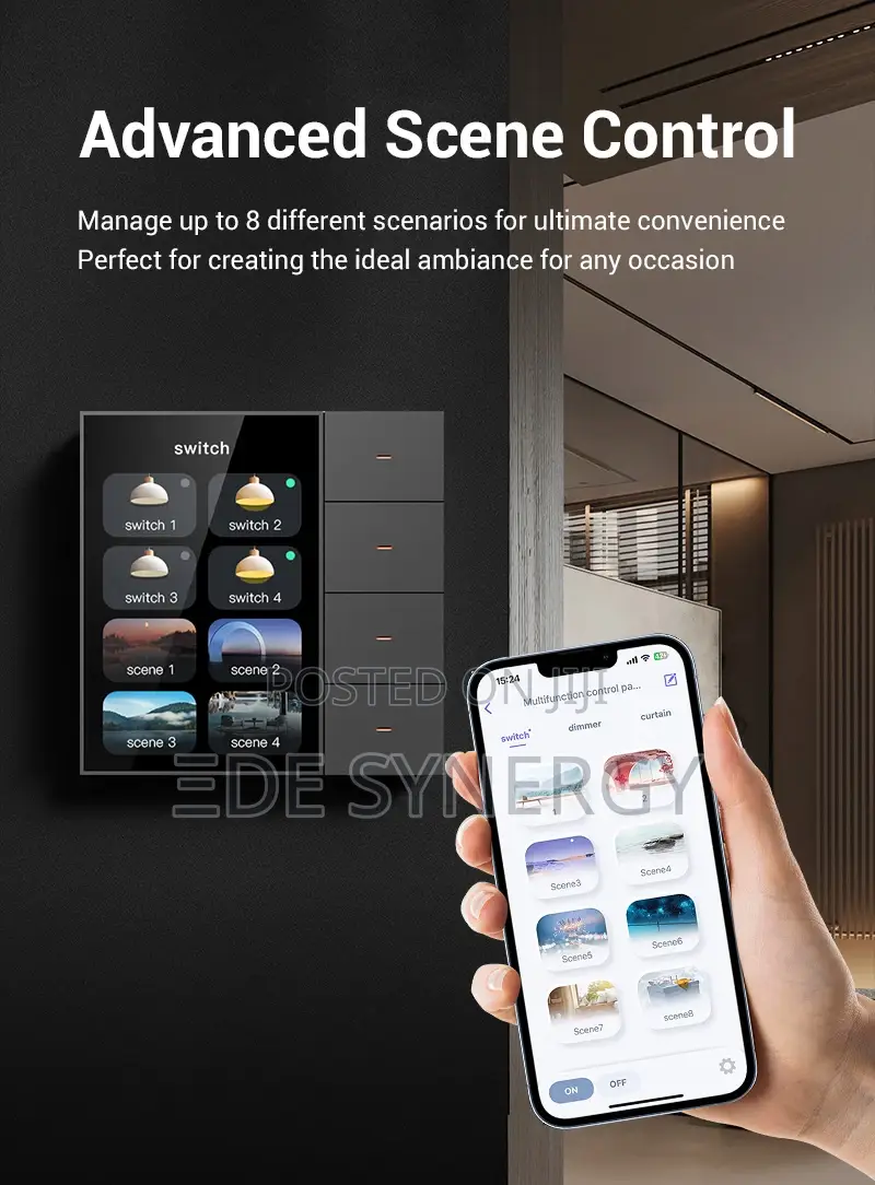 Zigbee 3.5 Inch Smart Screen Home Wall Switches Smart Screen.