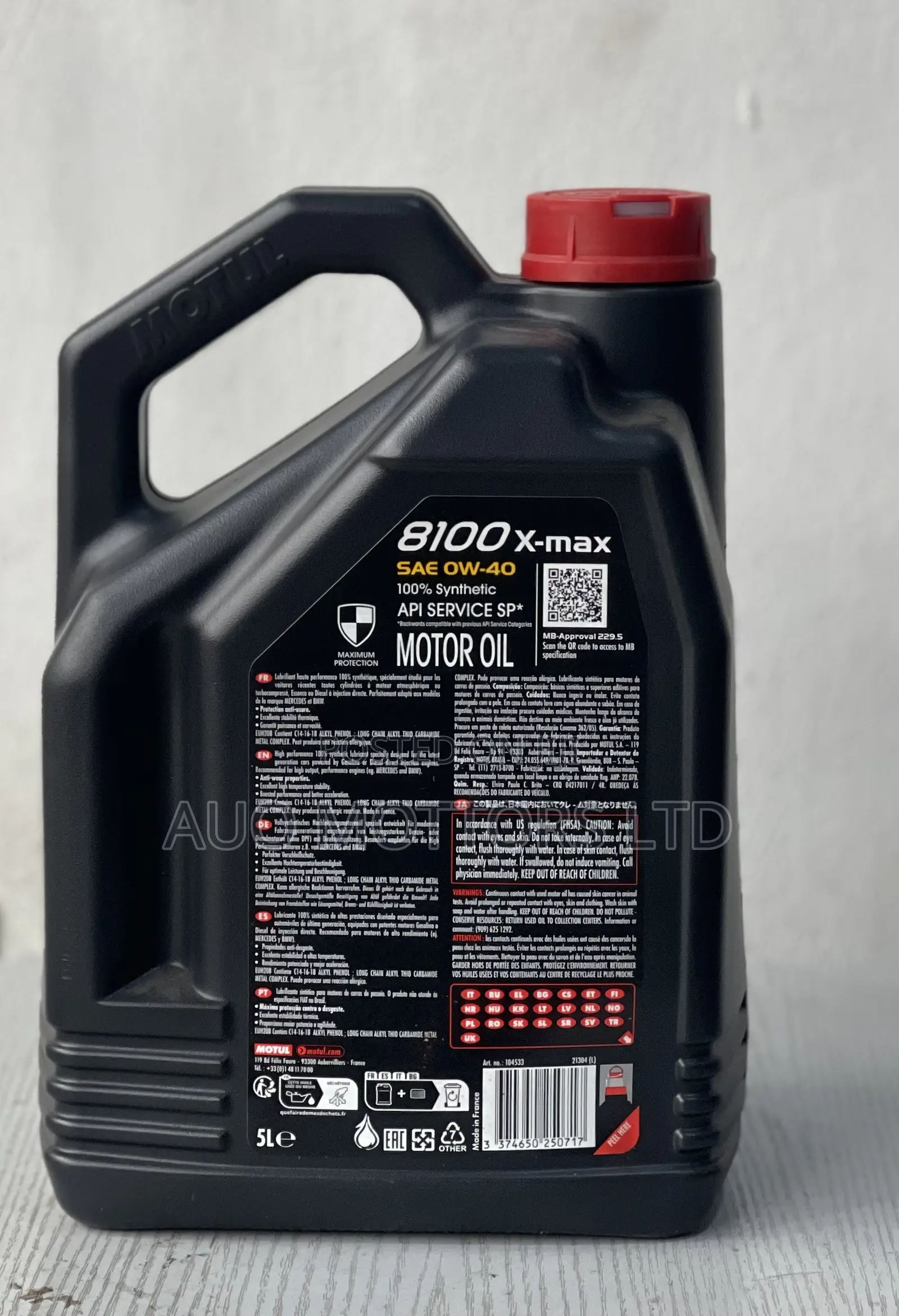 MOTUL 8100 X-Max 0w-40
