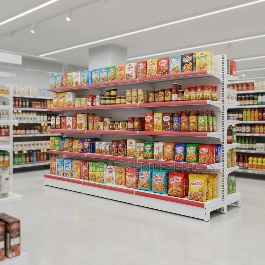 High Quality Double Face Supermarket Shelve