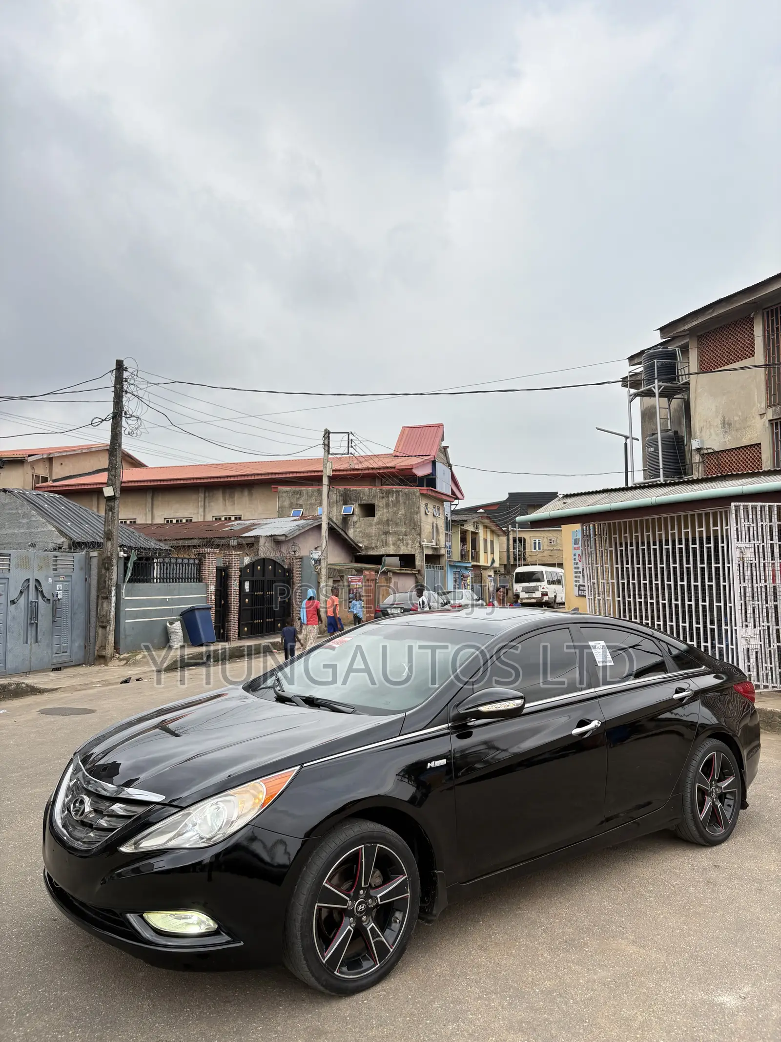 Hyundai Sonata Limited 2.0T Sedan (2.0L 4cyl 6A) 2012 Black