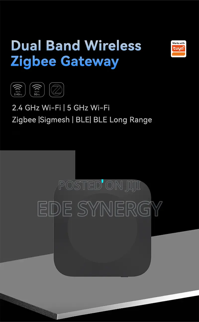 Tuya Zigbee Dual Band Wireless Gateway Hub Smart Home Automation