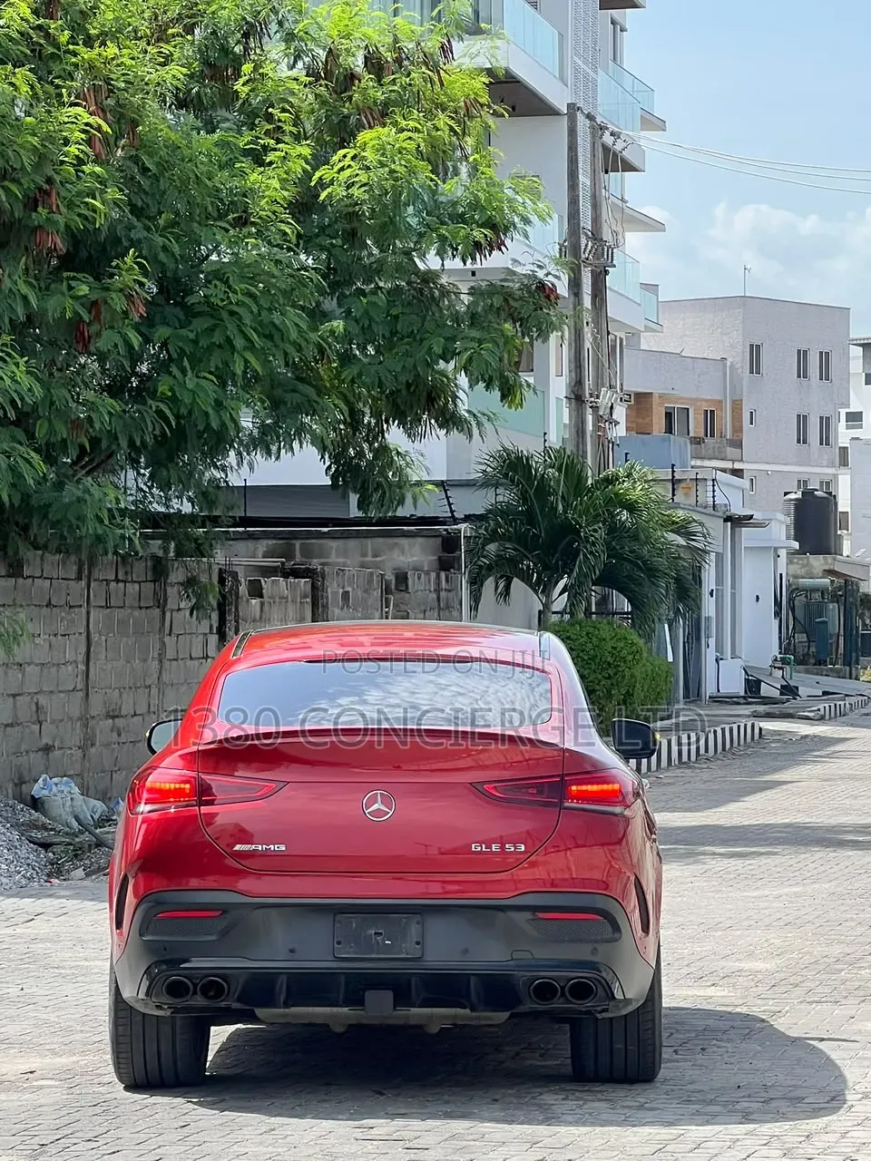 Mercedes-Benz GLE-Class 2021 Red