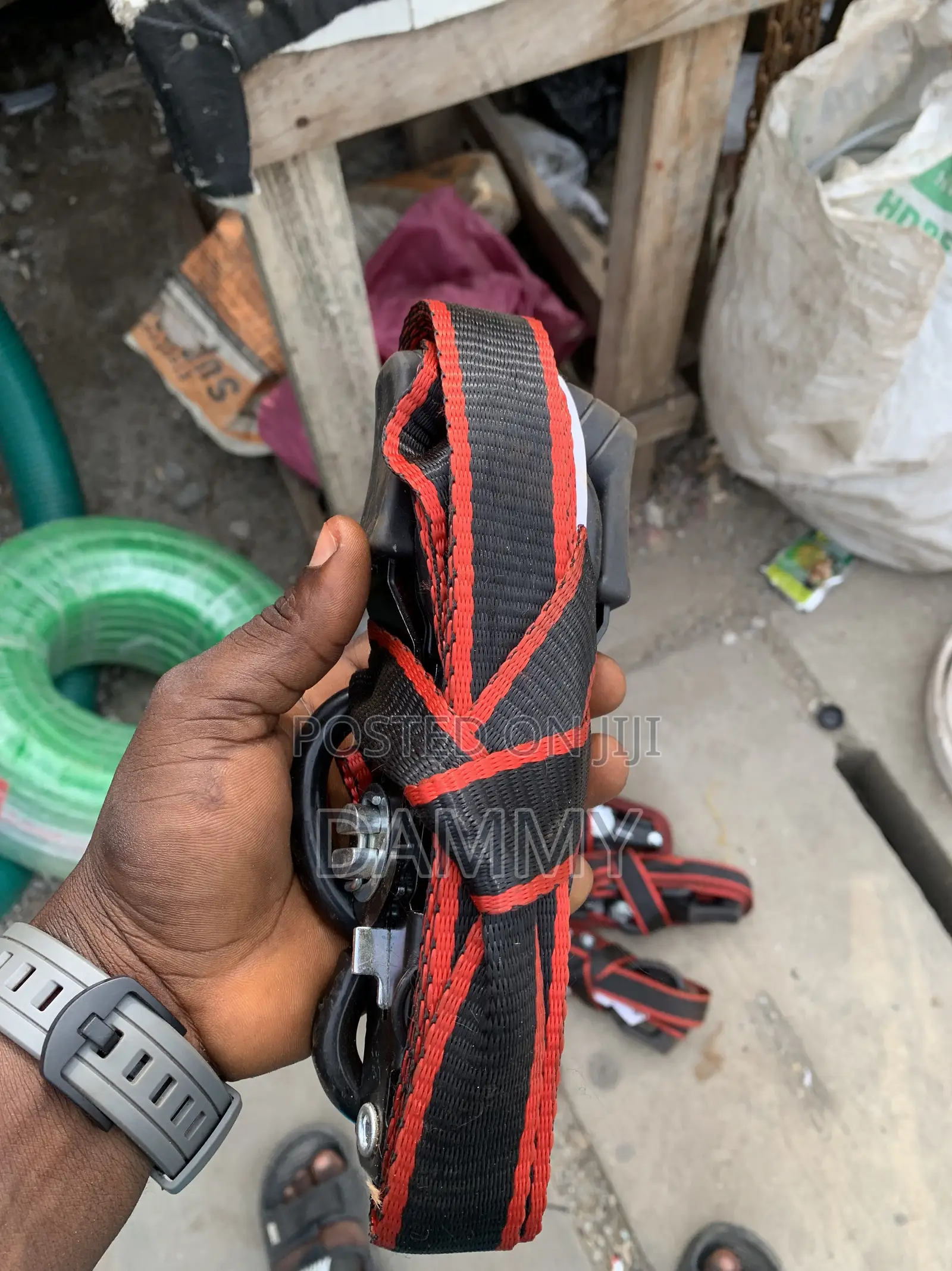 Heavy-Duty Ratchet Tie-Down Strap