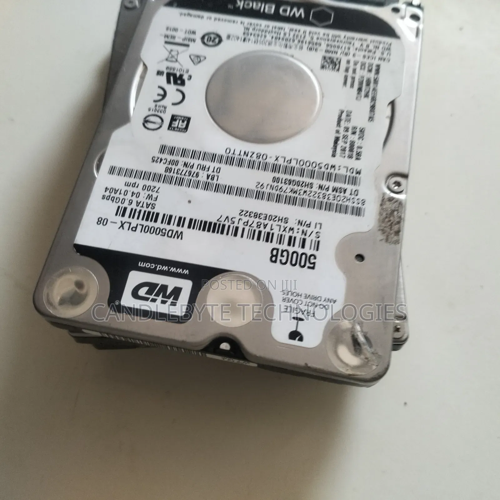 500GB Laptop Hard Drive SATA Storage Upgrade That Lasts Longer