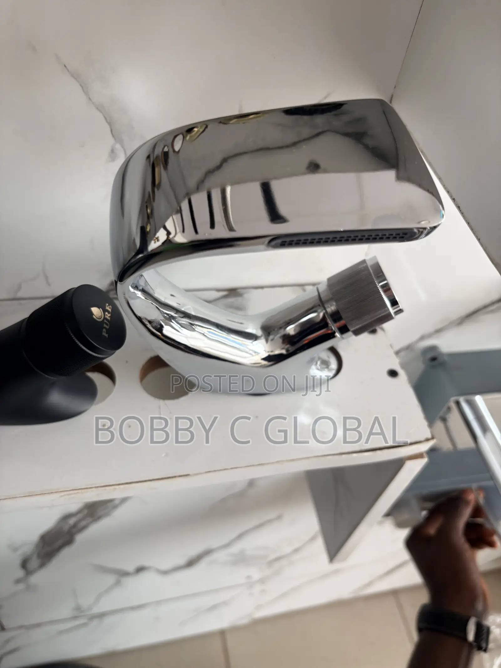 Luxury G-Shape Chrome Basin Mixer