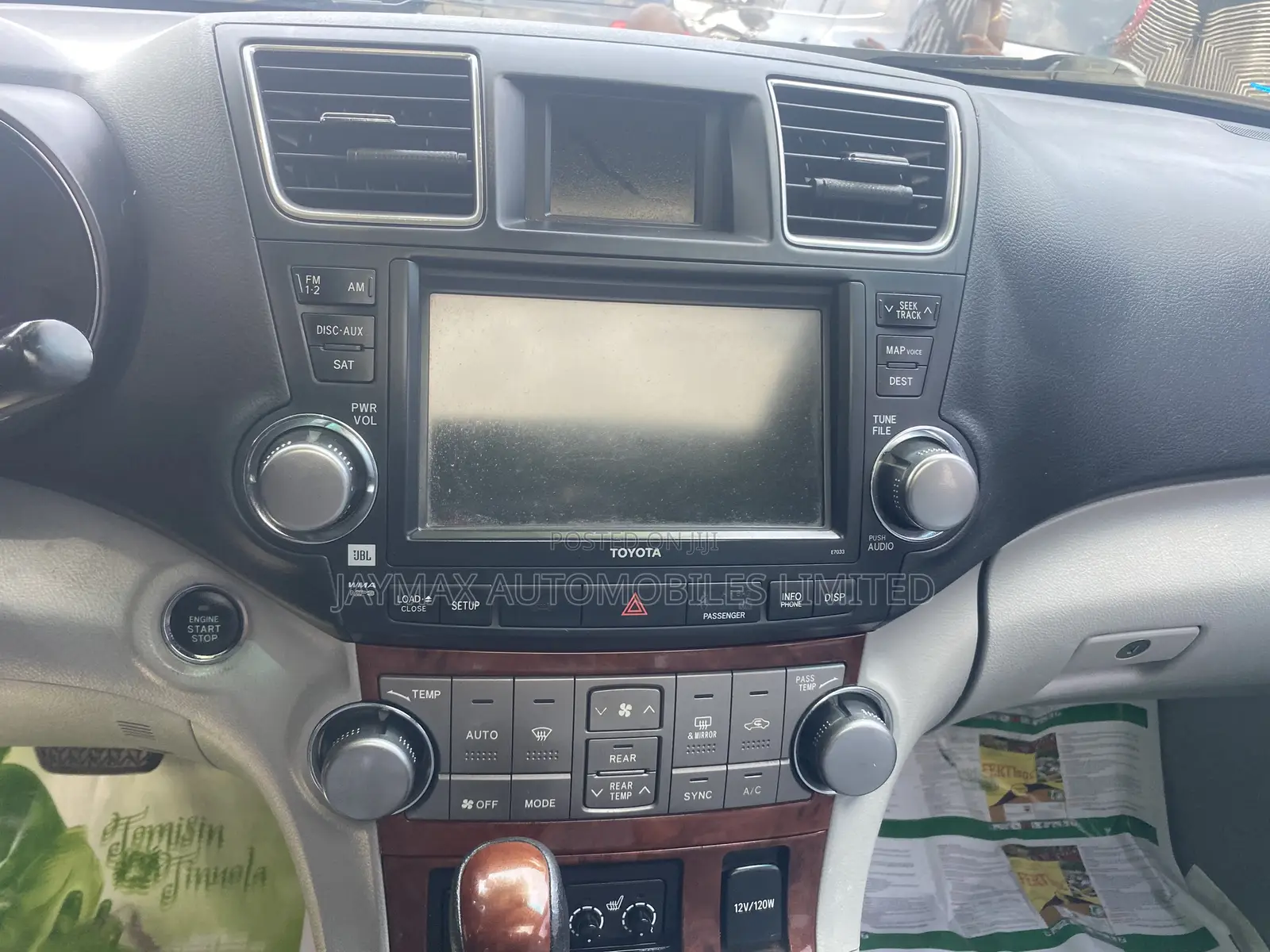 Toyota Highlander Limited 3.5l 4WD 2013 Silver