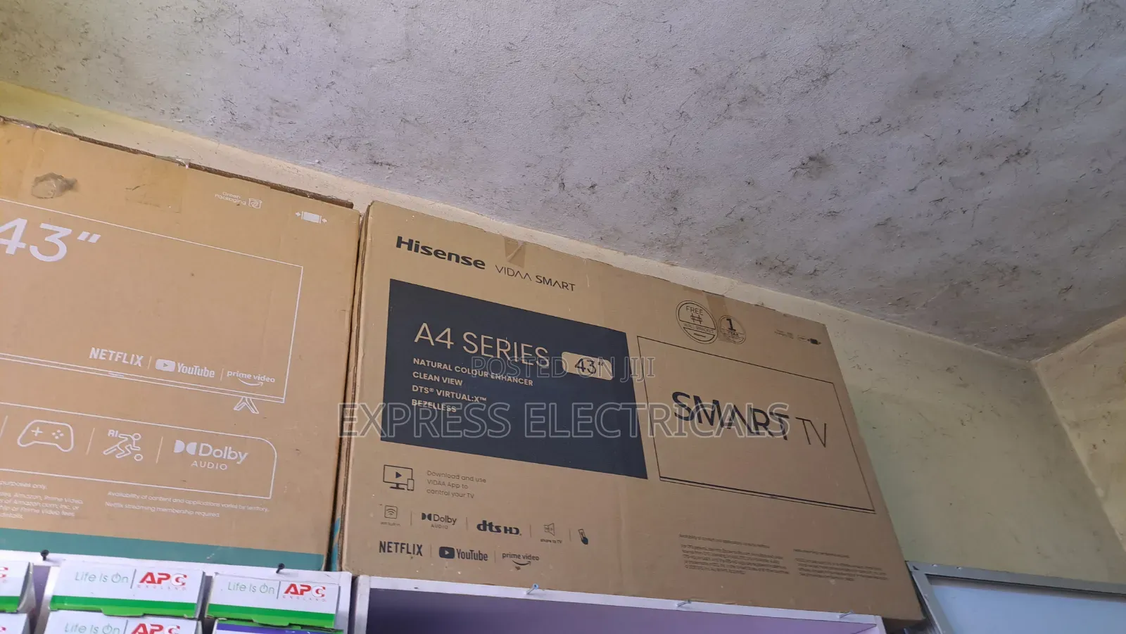 Brand New Hisense 43" A4 Series Smart TV for Sale