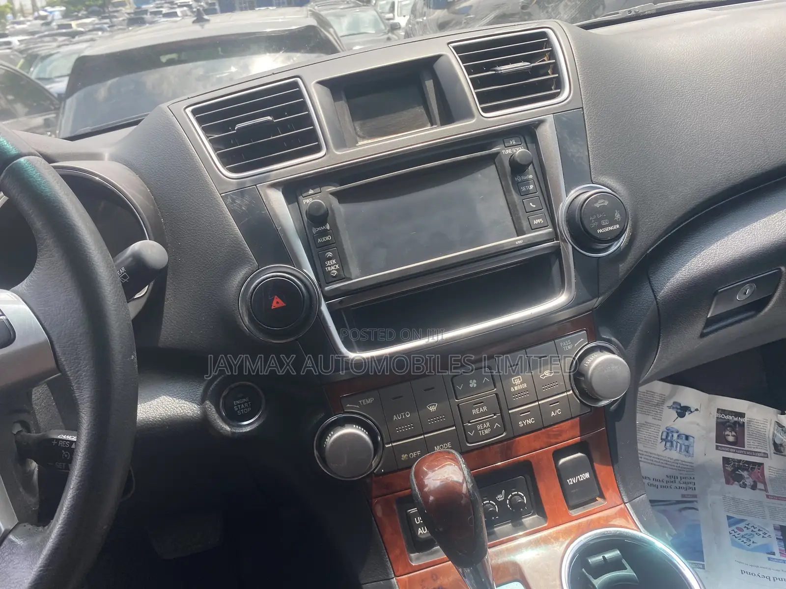 Toyota Highlander Limited 3.5l 4WD 2013 Silver