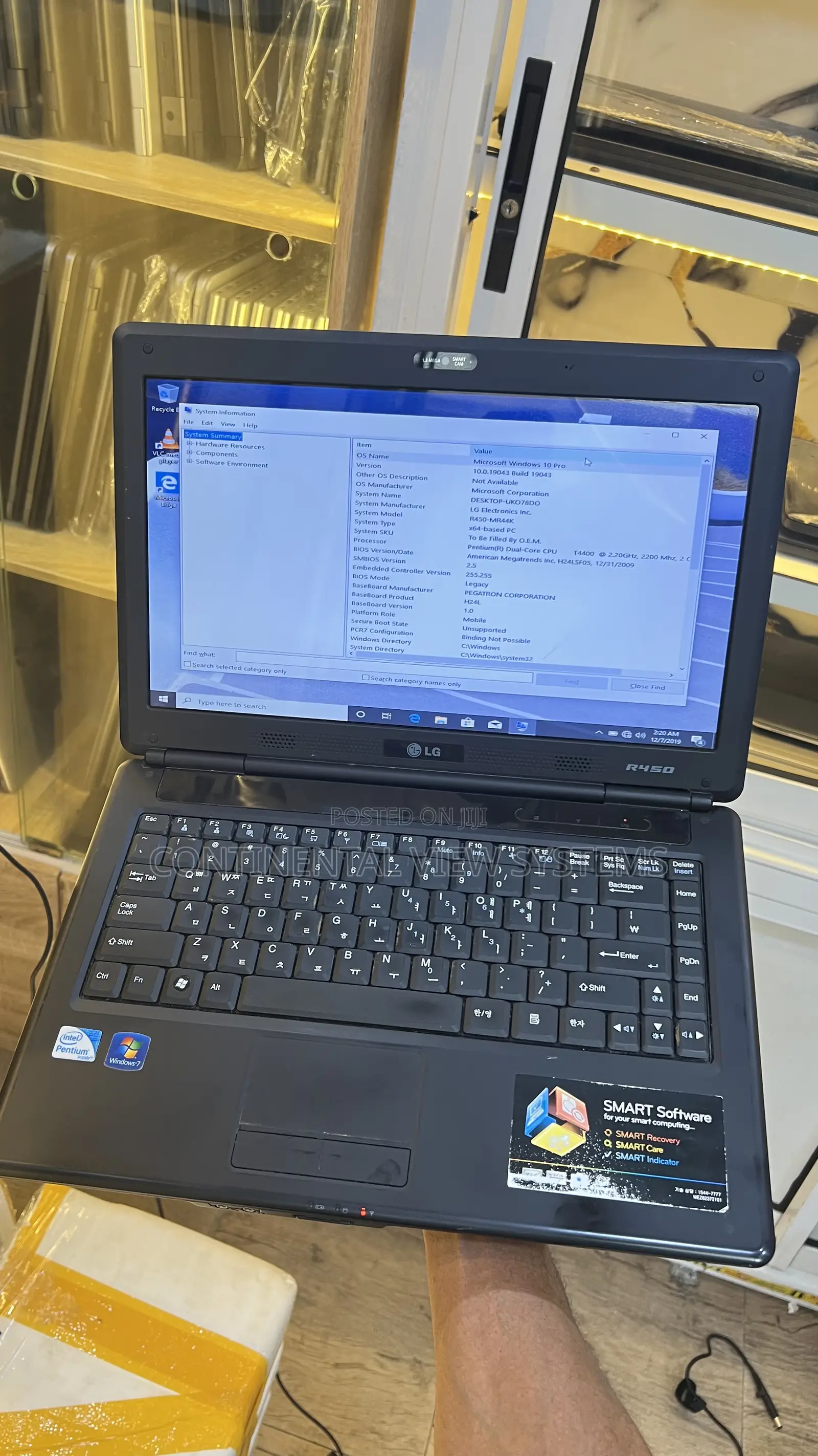 Laptop LG 4GB Intel Pentium HDD 250GB