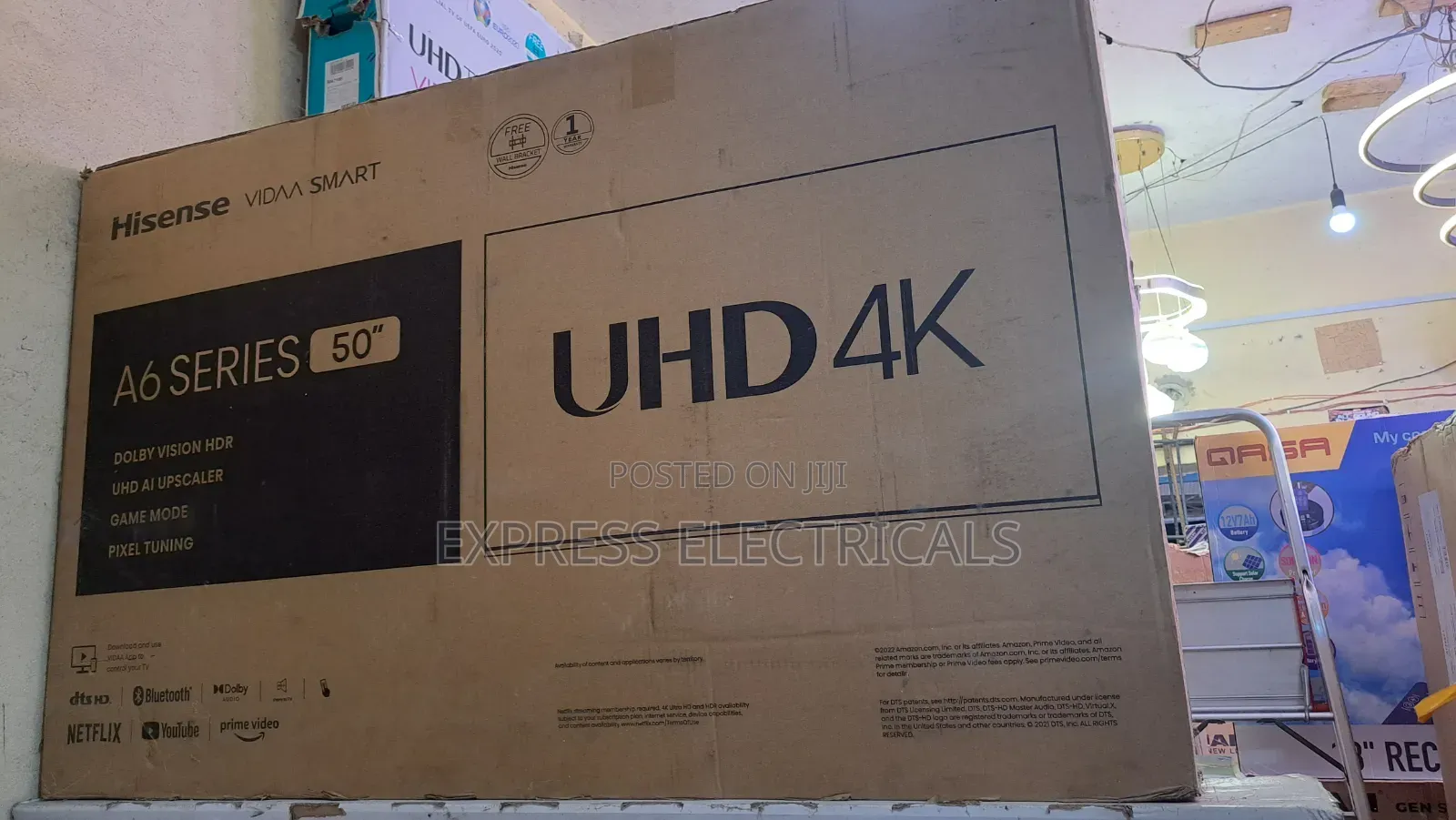 Brand New Hisense 50" A6 Series Uhd Smart TV for Sale