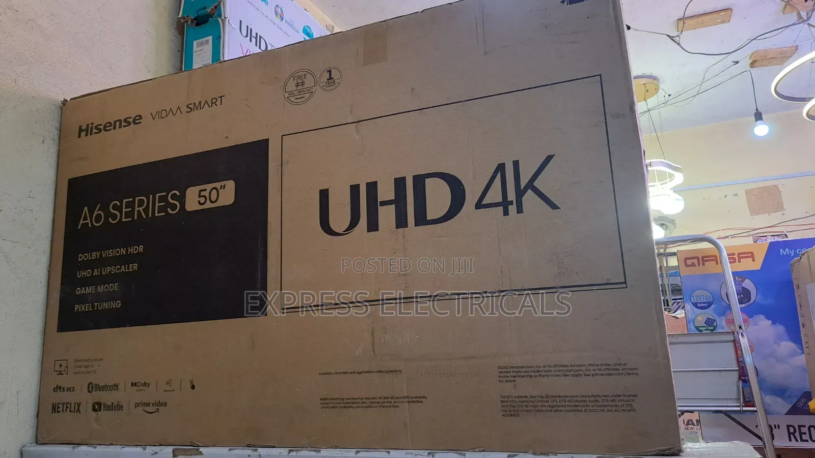 Brand New Hisense 50" A6 Series Uhd Smart TV for Sale