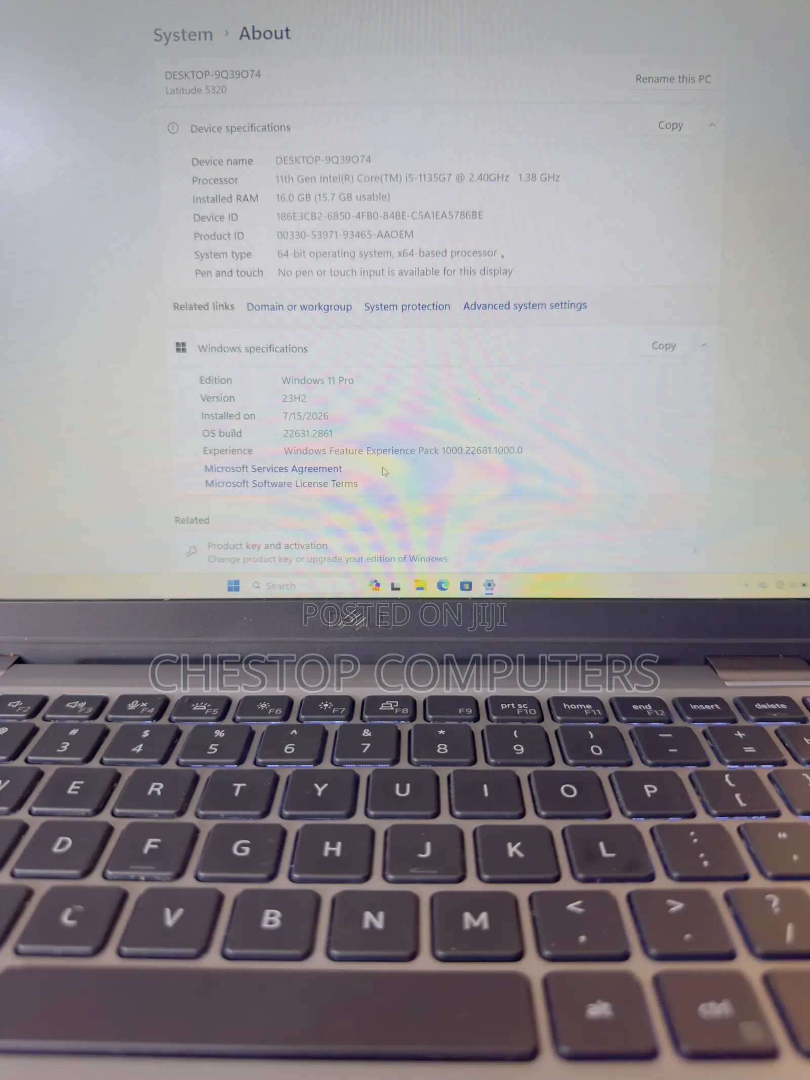 Laptop Dell Latitude 5330 16GB Intel Core i7 SSD 512GB