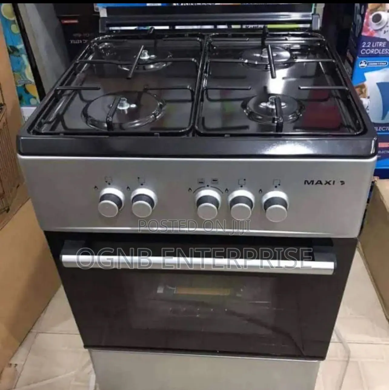 Maxi 60 by 60 4 Burner Standing Cooker