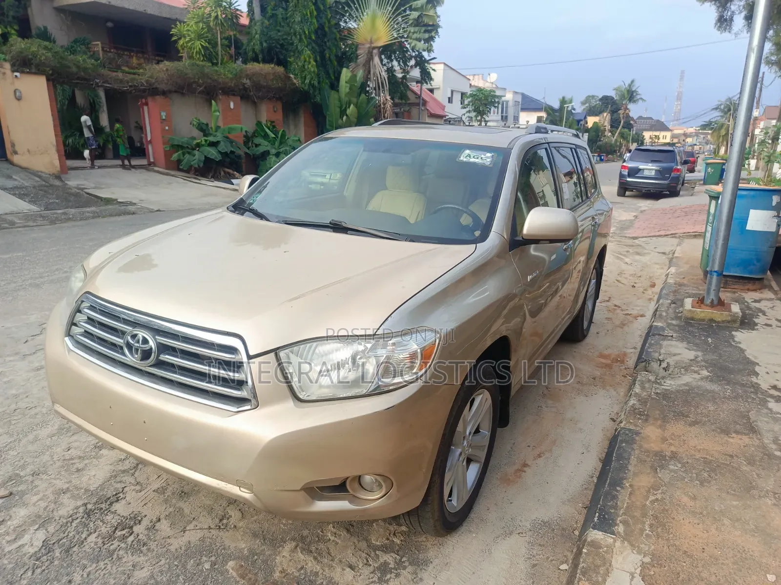Toyota Highlander Limited 2008 Gold
