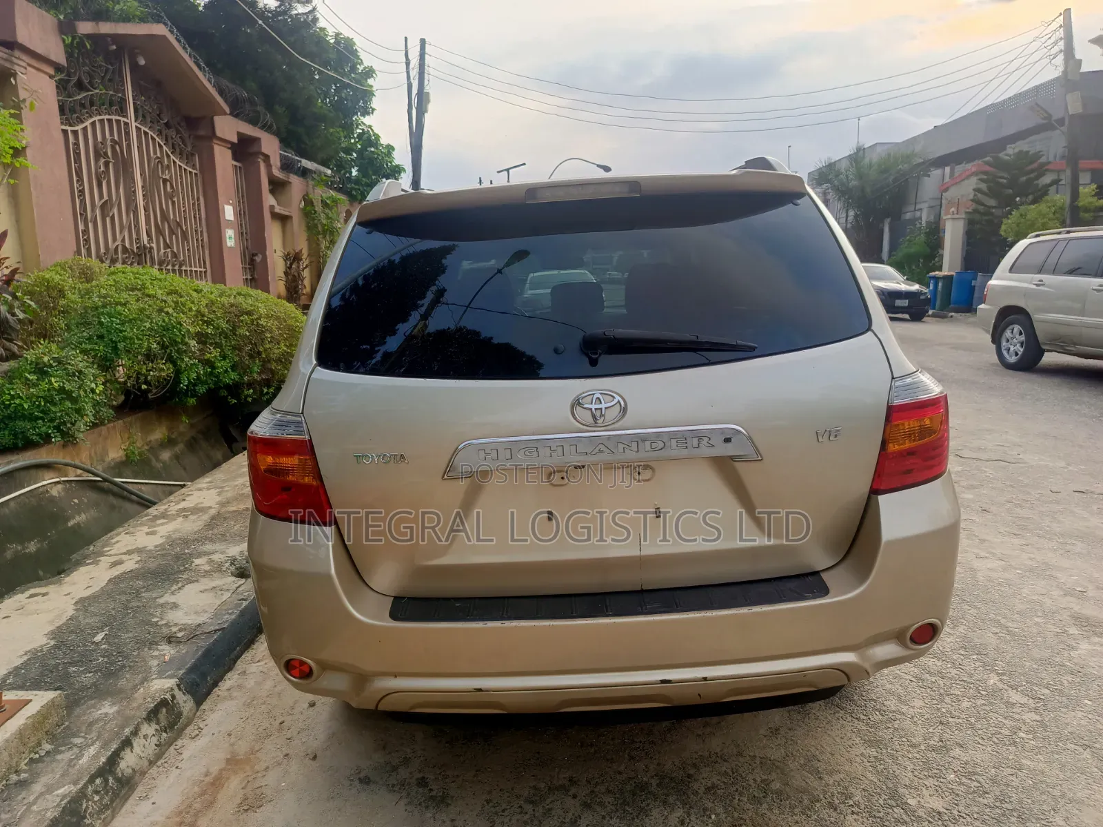 Toyota Highlander Limited 2008 Gold