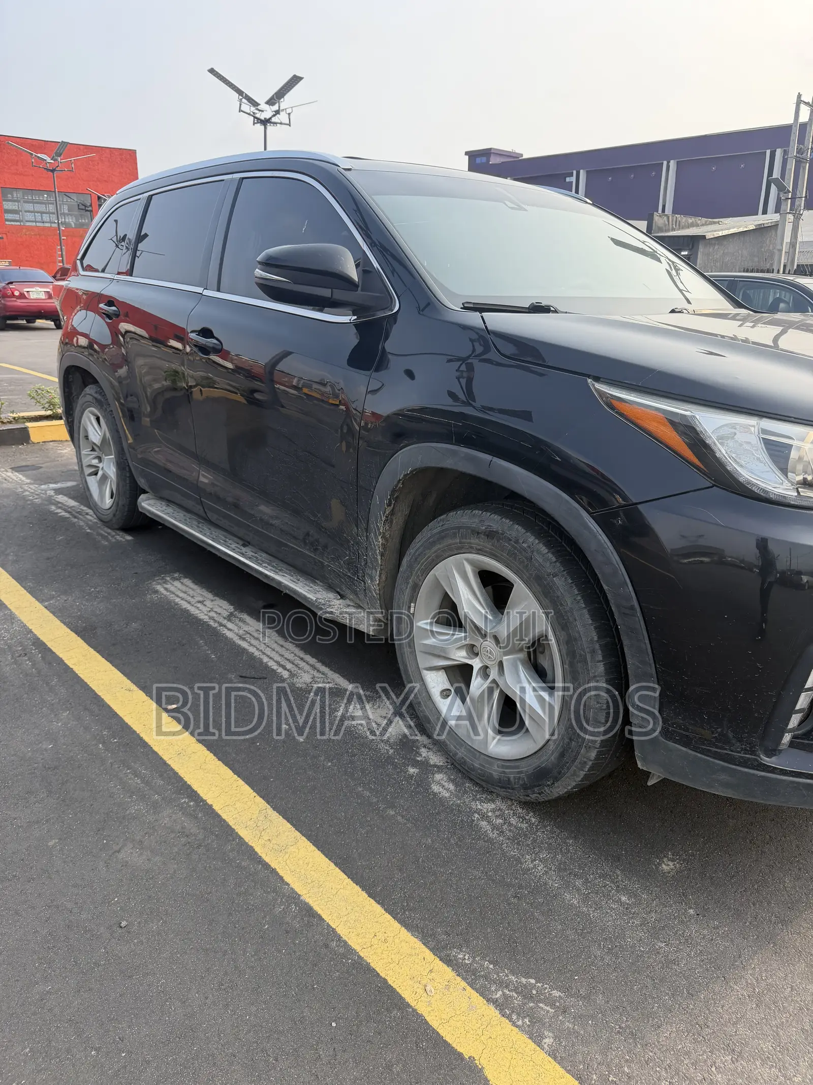 Toyota Highlander Limited V6 4x2 (3.5L 6cyl 6A) 2016 Black