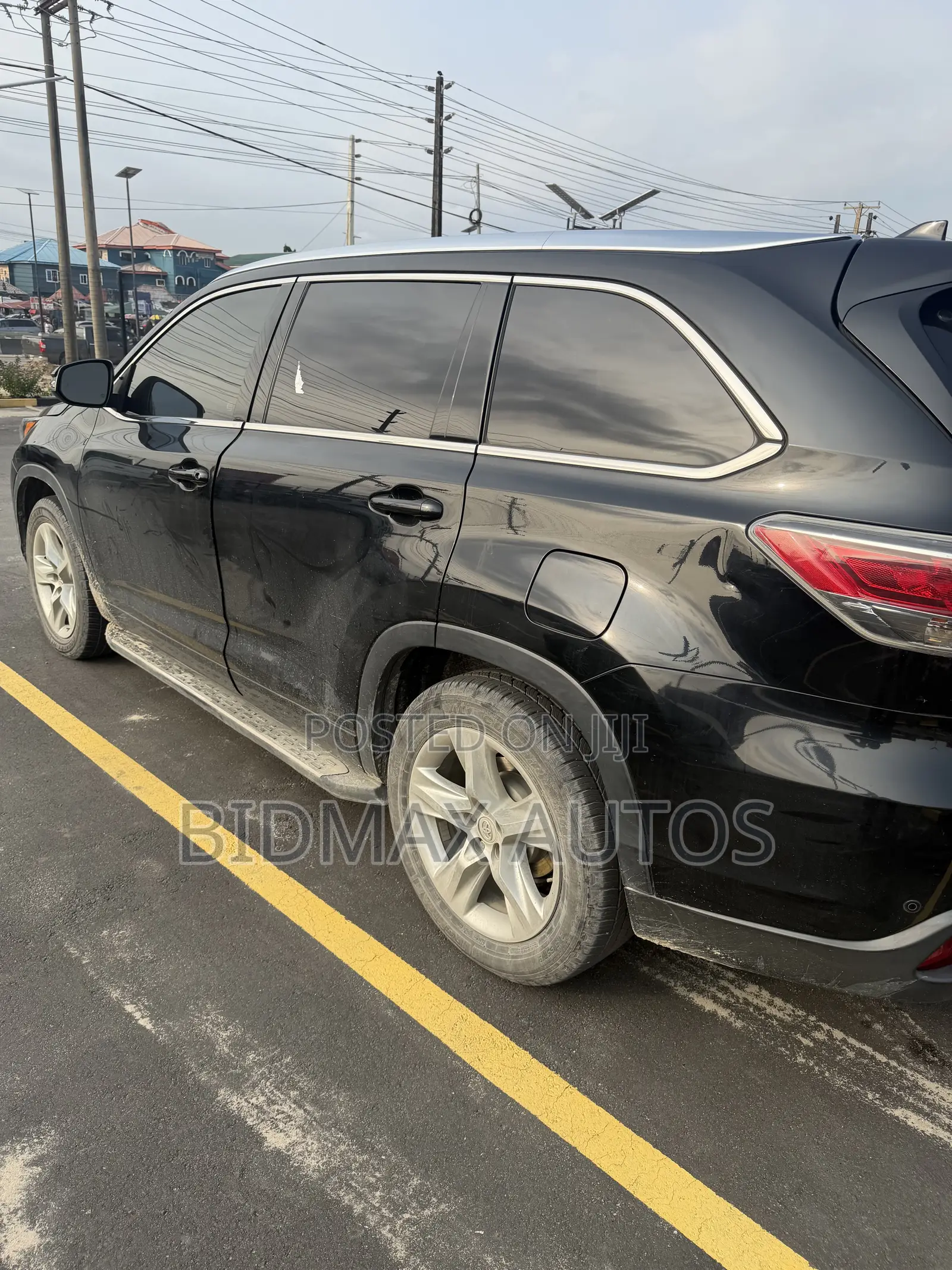 Toyota Highlander Limited V6 4x2 (3.5L 6cyl 6A) 2016 Black