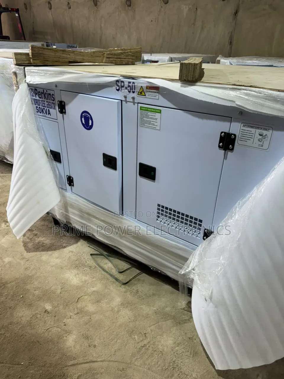 Heavy-Duty 50kVA Soundproof Generator – Fuel Efficient