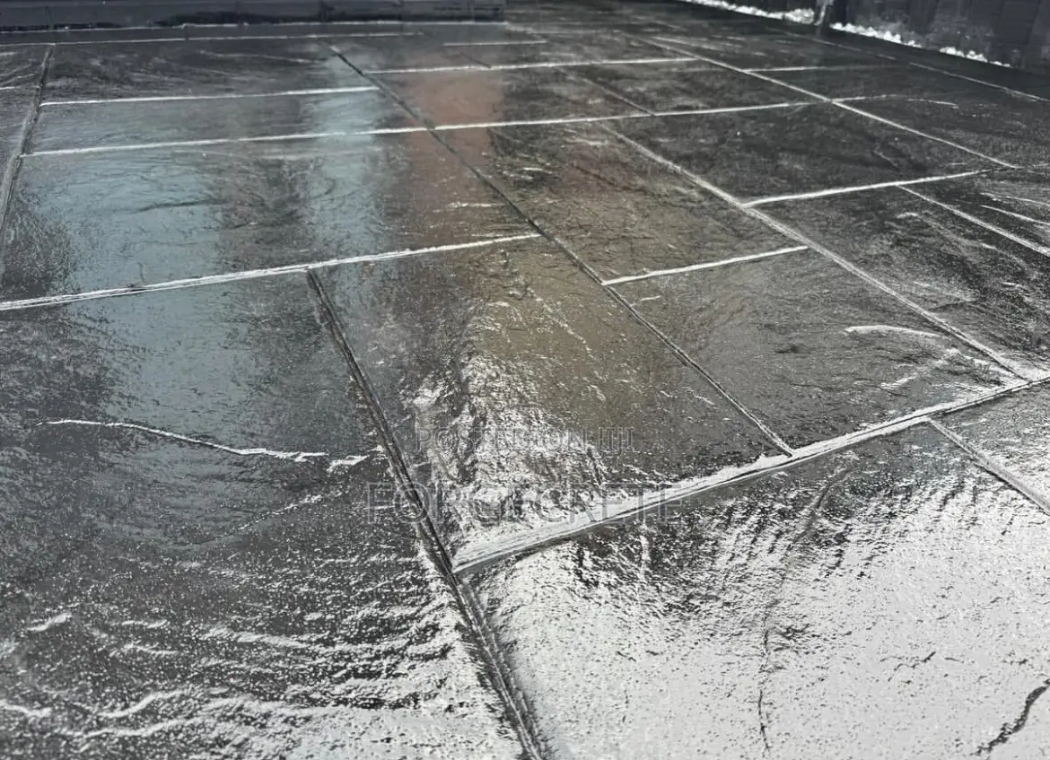 New Stamped Concrete Flooring