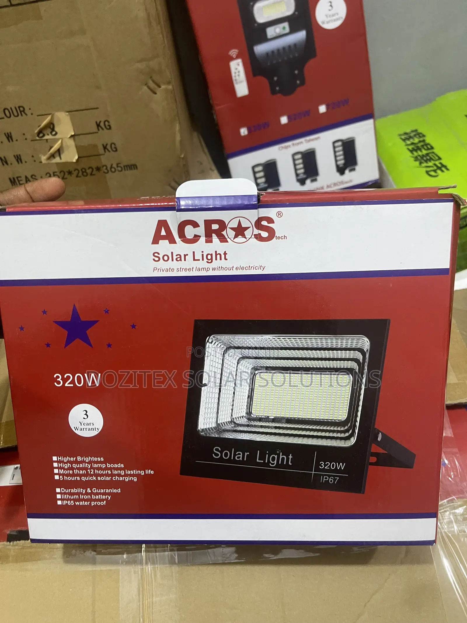 Acros 300w Solar Floodlights
