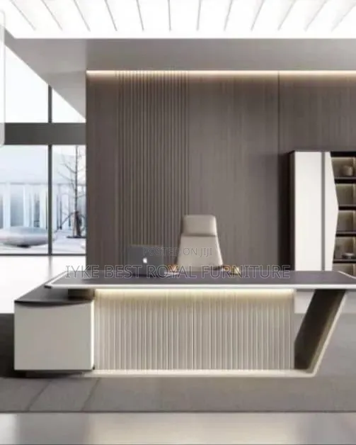 2.4miter Office Executive Table With Extension