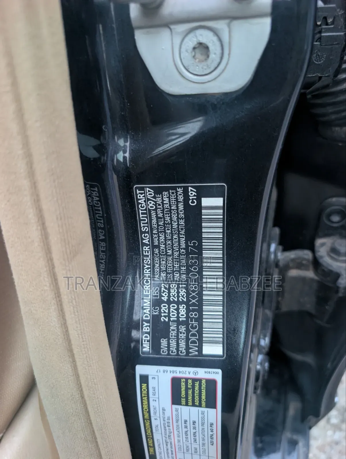 Mercedes-Benz C300 2008 Black