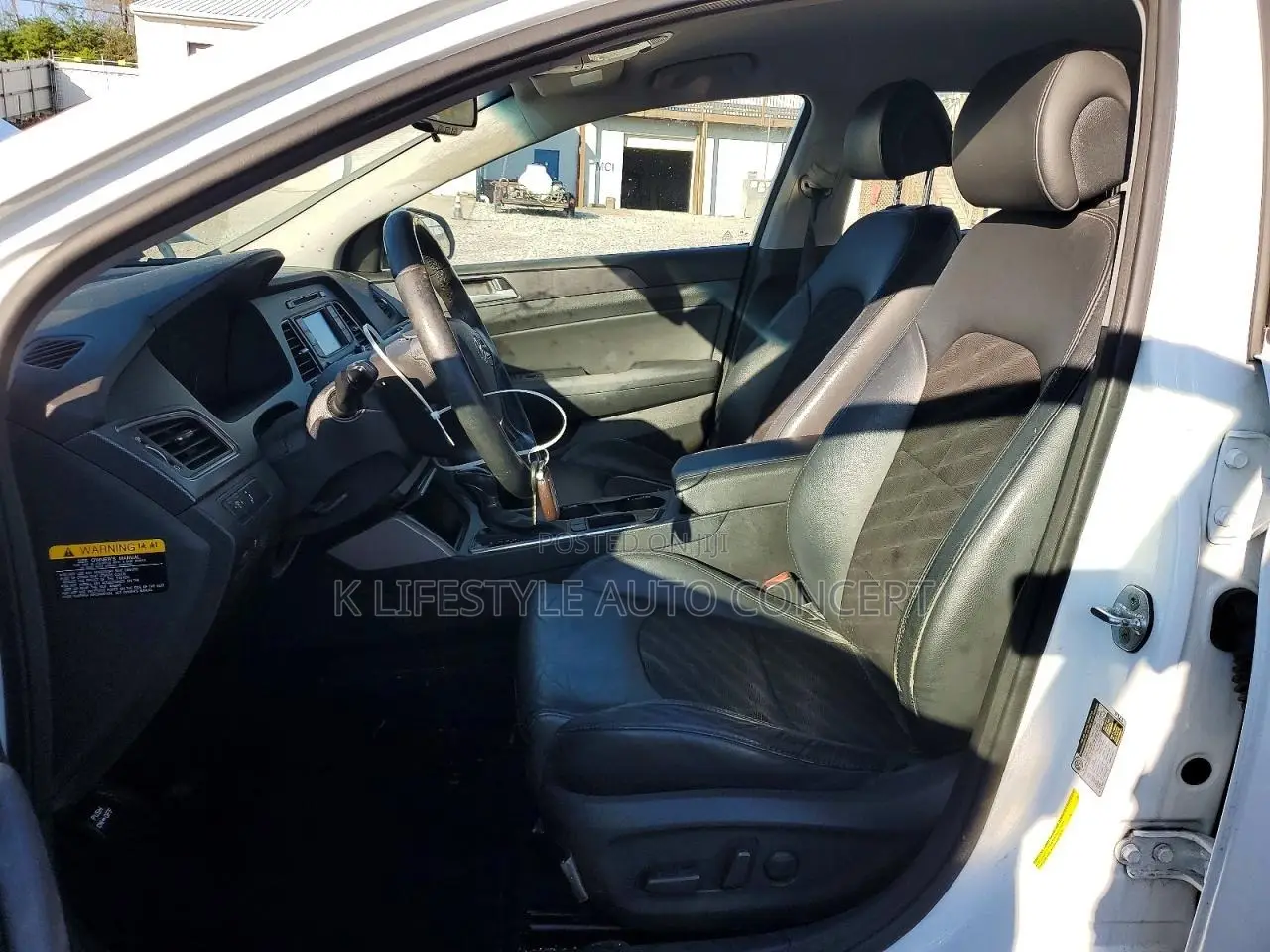 Hyundai Sonata Limited 2.0T Seban (2.0L 4cyl 6A) 2016 White