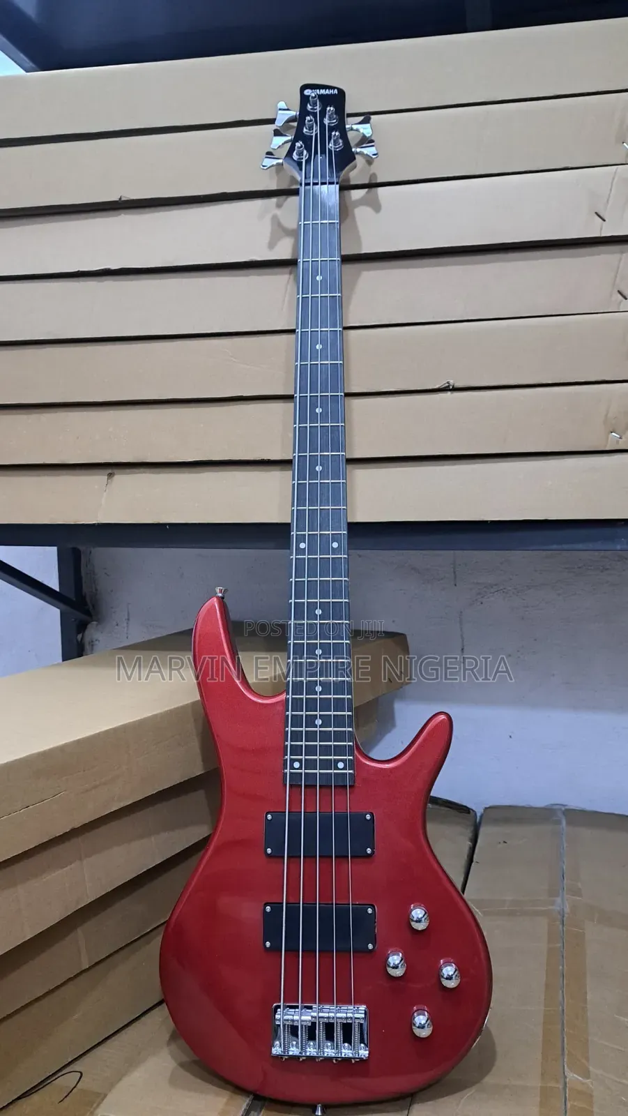 Yamaha 5-Strings Passive Electric Bass Guitar – Red