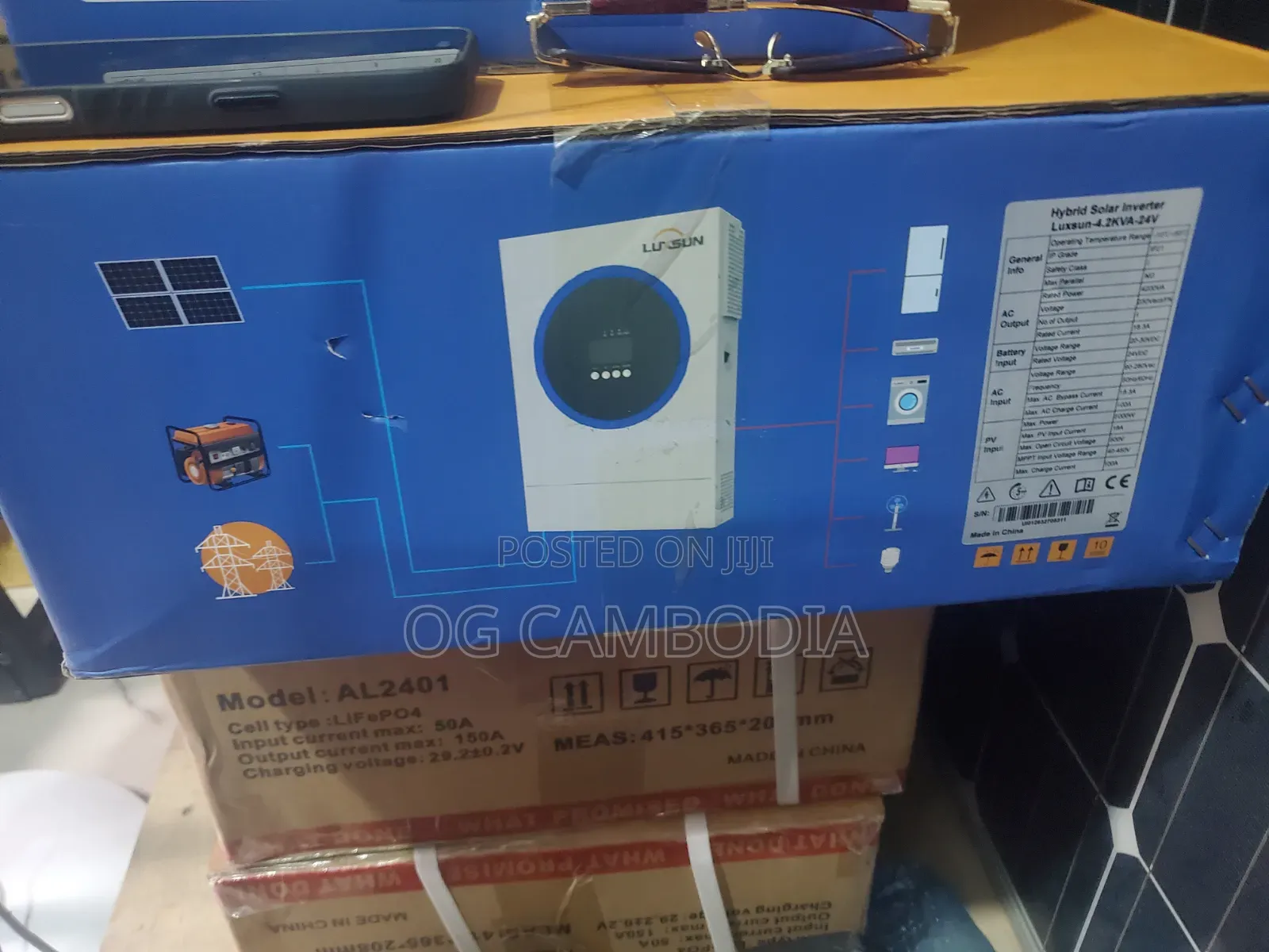 4.2kva 24v Luxury Hybrid Inverter Available With Promo Price