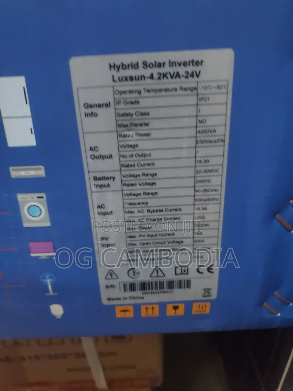 4.2kva 24v Luxury Hybrid Inverter Available With Promo Price