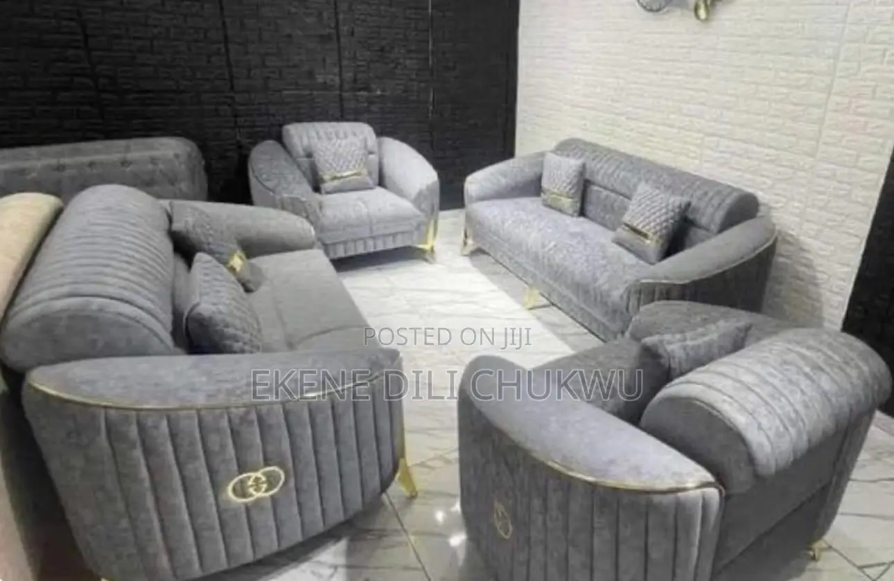 Luxury 7-Seater Velvet Sofa Set – Modern Living Room Furniture