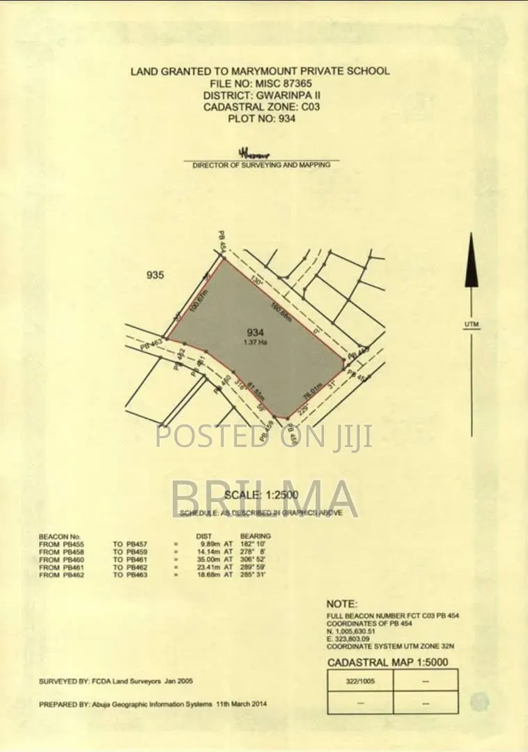 1.3 Hectares of Land in Life Camp for Sale