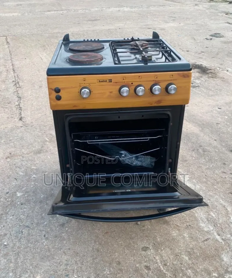 Scanfrost 2+2 (2 Gas and 2 Hot Plates With Oven and Grill
