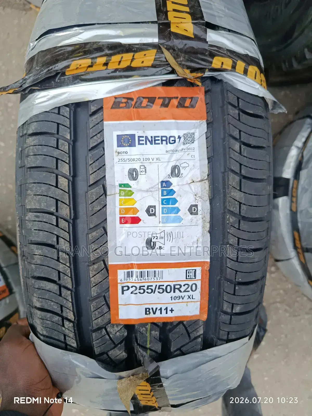 255/50r20 Boto Energy Tyre