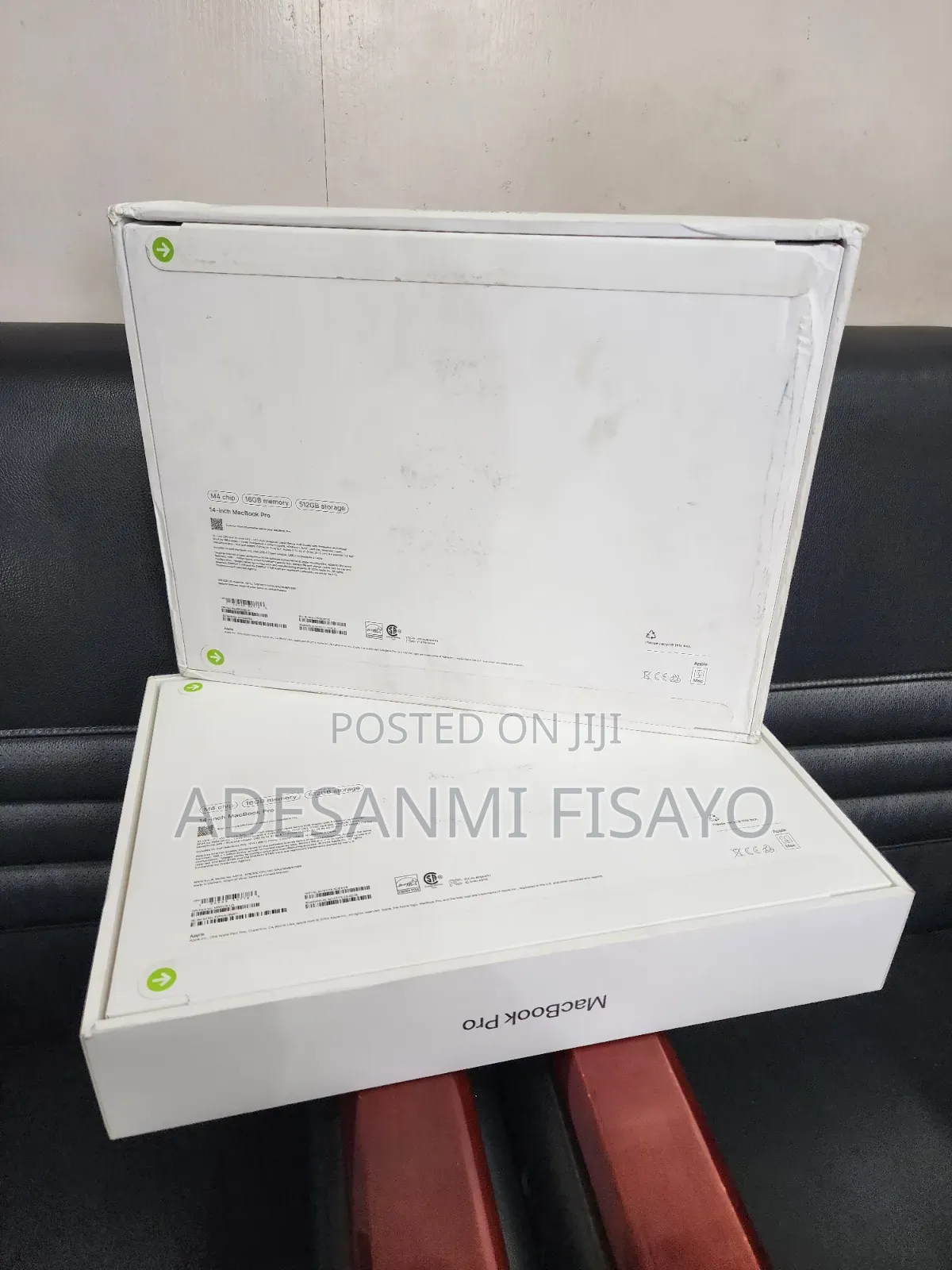 New Laptop Apple MacBook Pro 2024 M4 16GB Apple M4 SSD 512GB